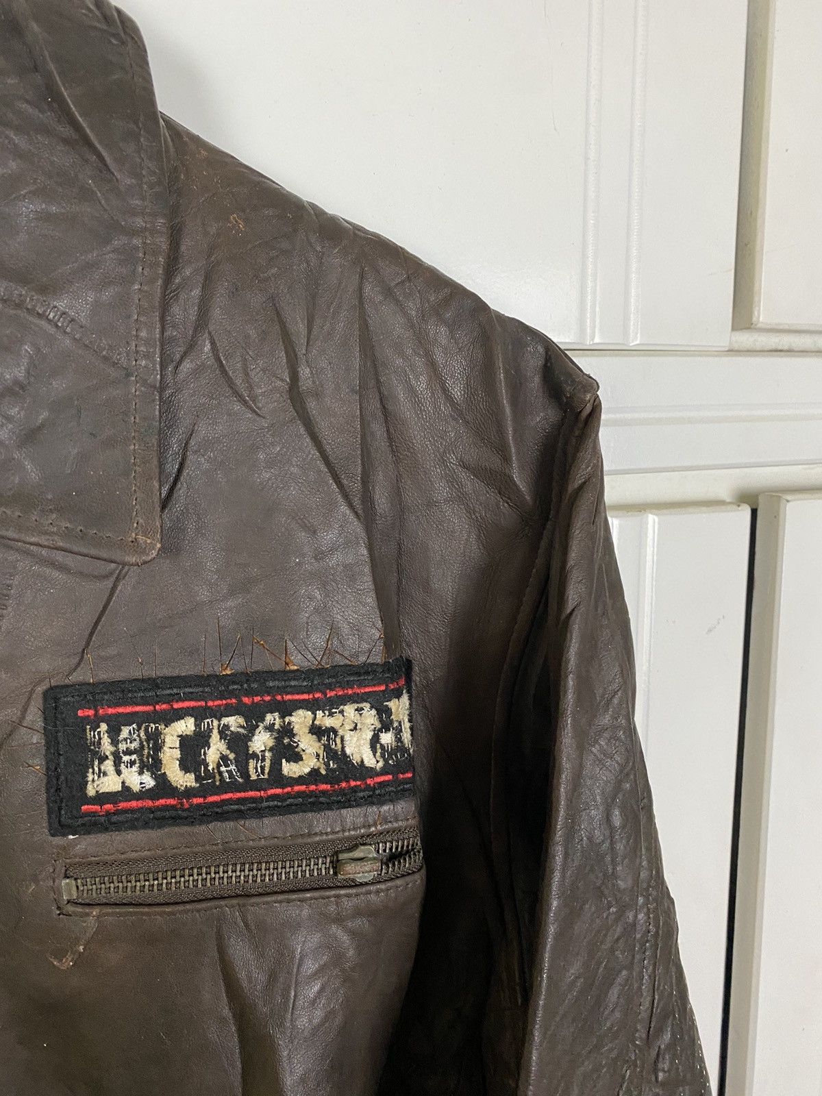 Genuine Leather × Vintage Vintage Leather Lucky Strike Jacket Size US XL / EU 56 / 4 - 8 Thumbnail