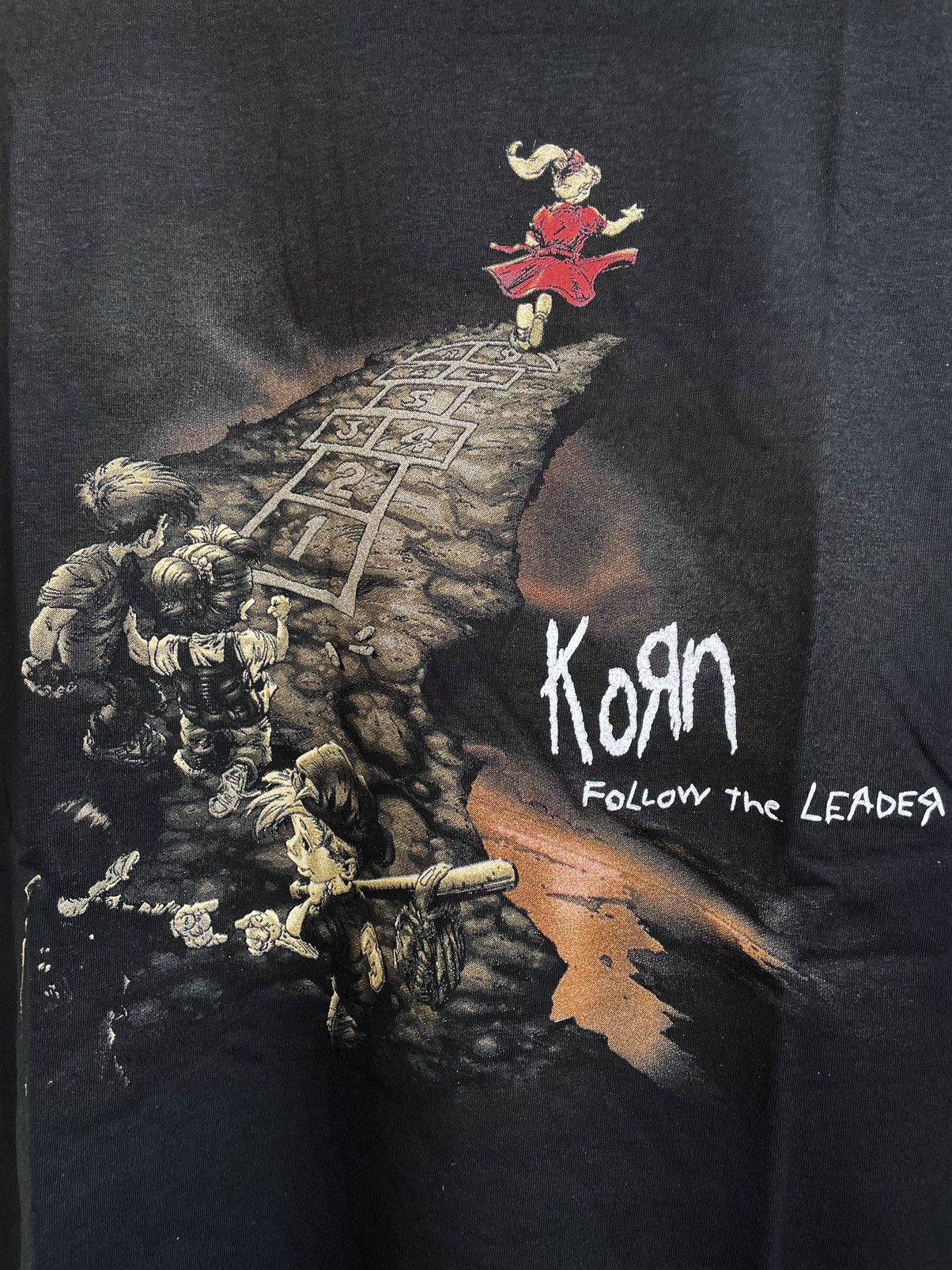 Band Tees KORN FOLLOW THE LEADER ALBUM (2022) Size US L / EU 52-54 / 3 - 3 Thumbnail