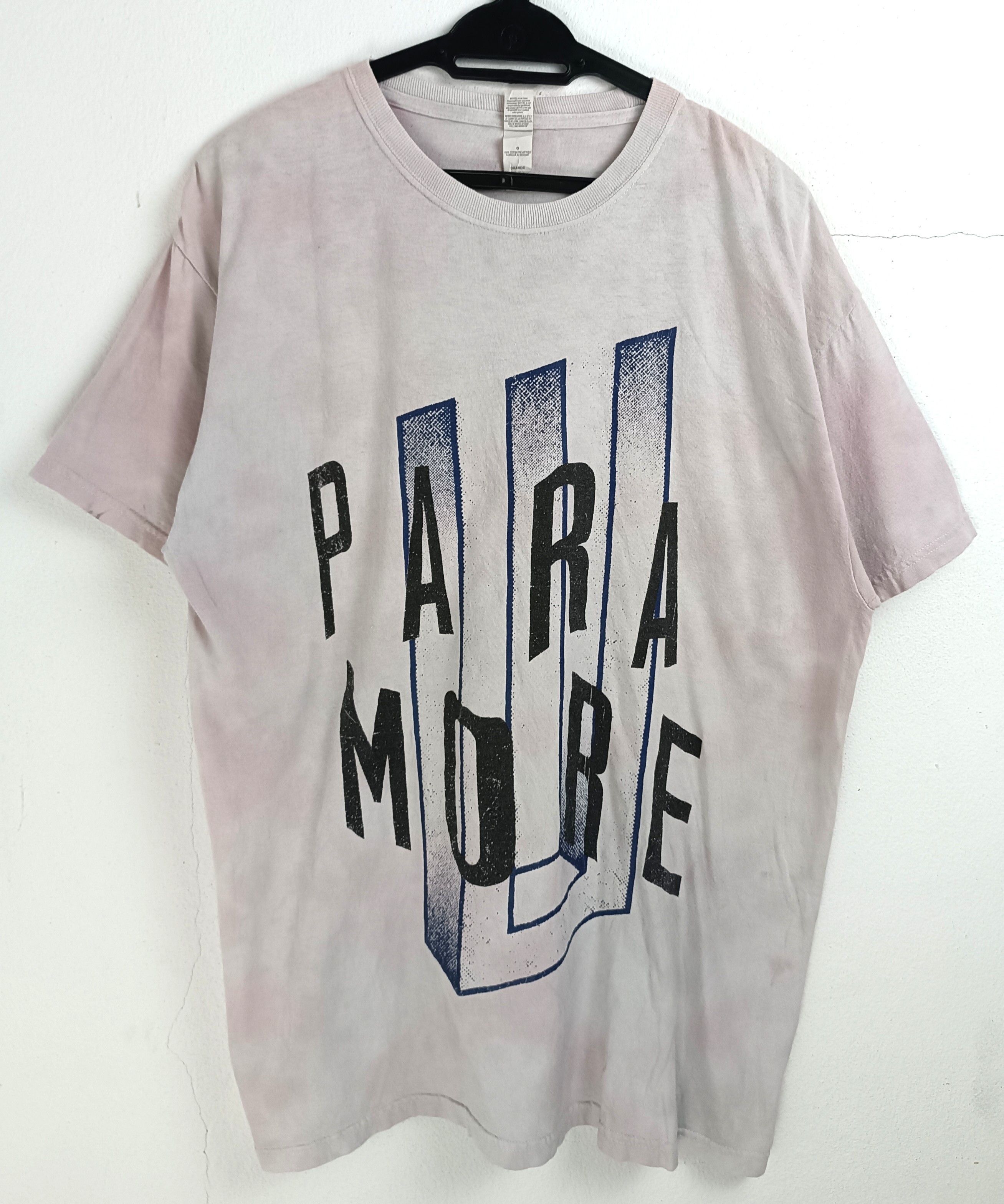Band Tees THRASHED FADED VINTAGE PARAMORE TIE DYE TEE hayley fall out Size US L / EU 52-54 / 3 - 3 Thumbnail