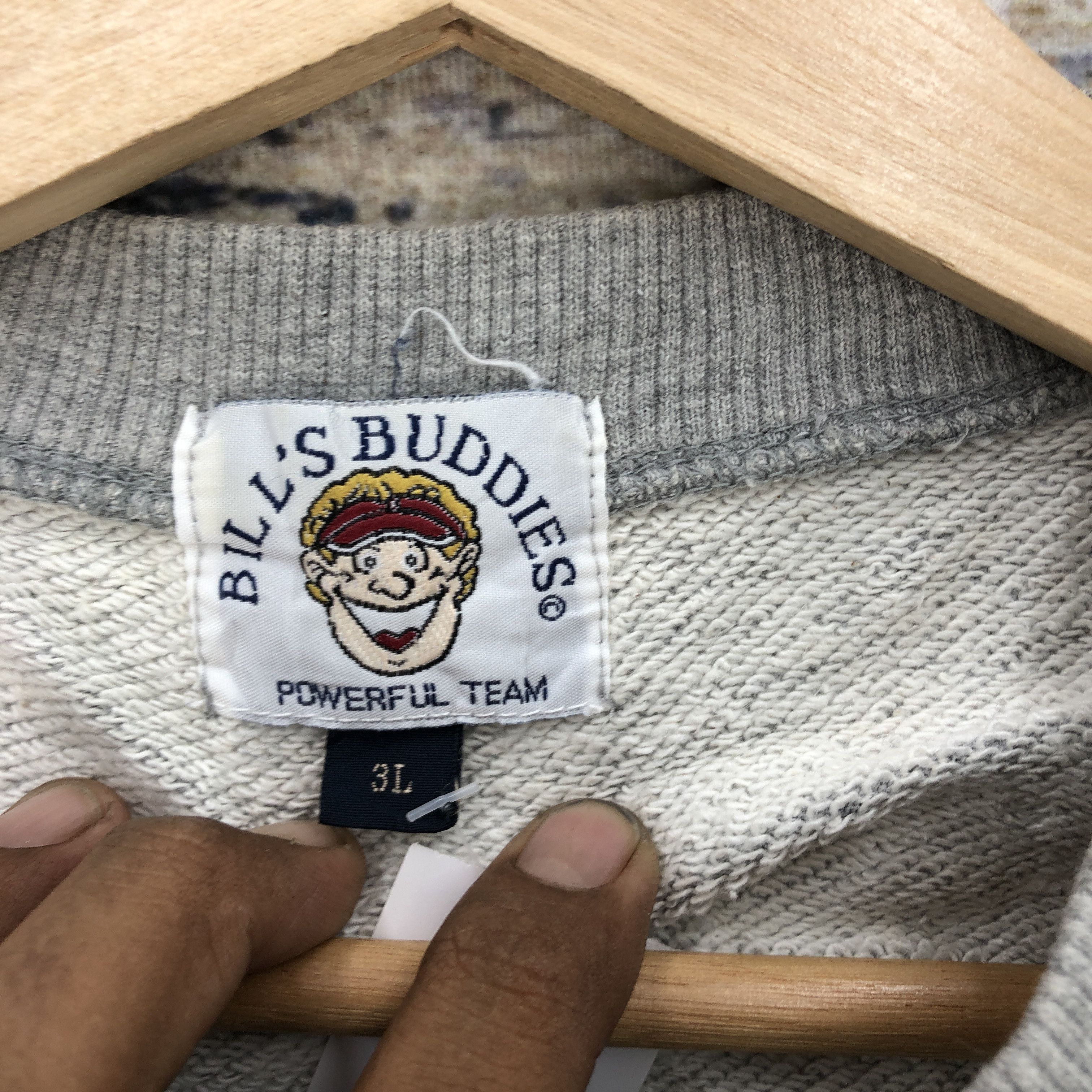 Japanese Brand Vintage Bill's Buddies Sweatshirt Boston Team Varsity Vest Size US XL / EU 56 / 4 - 7 Thumbnail