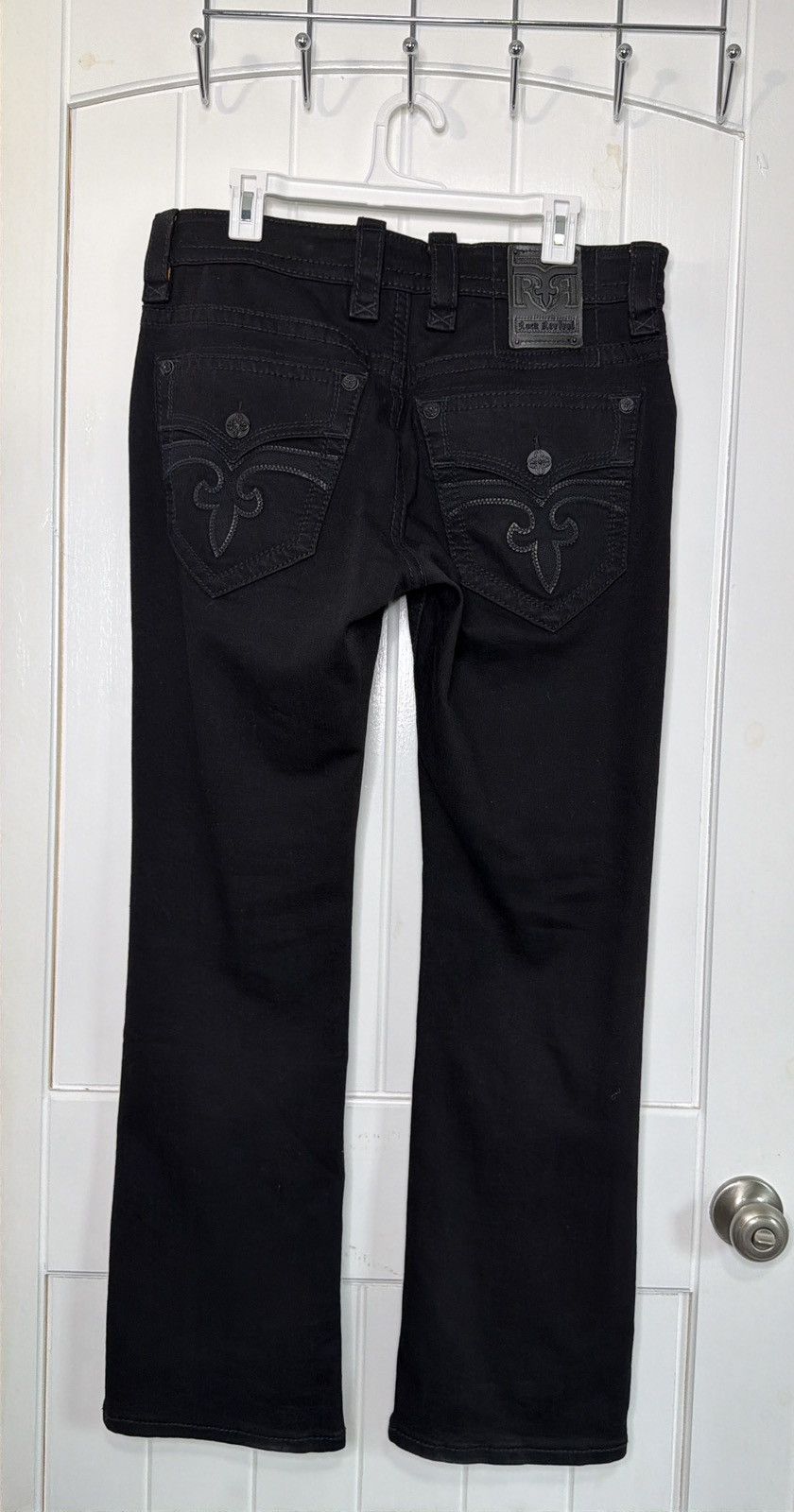 Rock Revival Rock Revival Arther B200R Boot Cut Jeans Size/33 Black Size US 33 - 3 Thumbnail