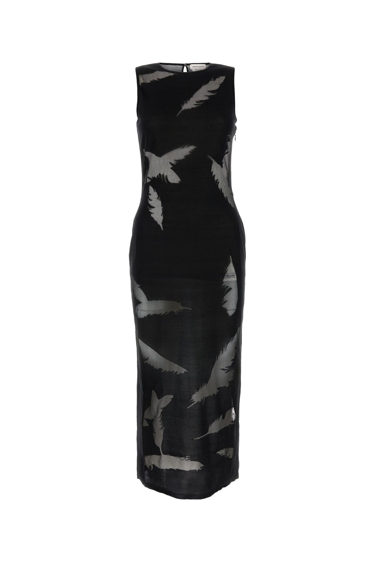Alexander McQueen Feathr Intrs Pncl Dr Size L / US 10 / IT 46 - 1 Thumbnail