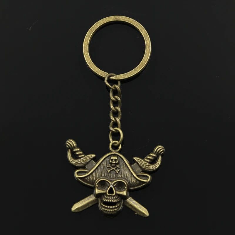 Vintage Vintage Plated Skull Keychain Size ONE SIZE - 1 Thumbnail