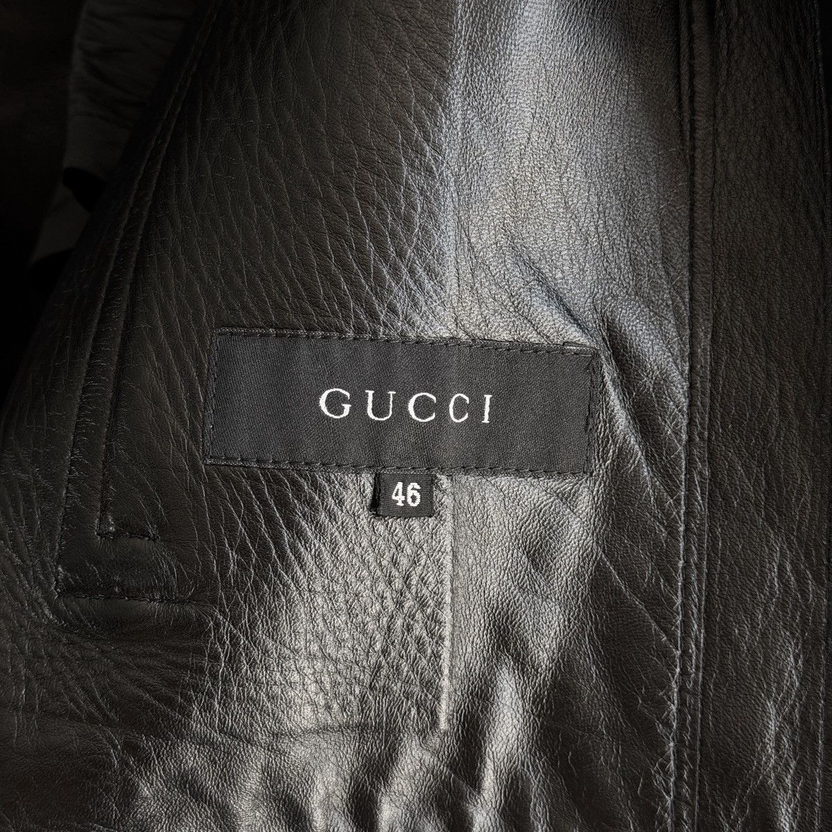 Gucci Gucci By Tom Ford GG Monogram Leather Moto Jacket Size US S / EU 44-46 / 1 - 7 Thumbnail