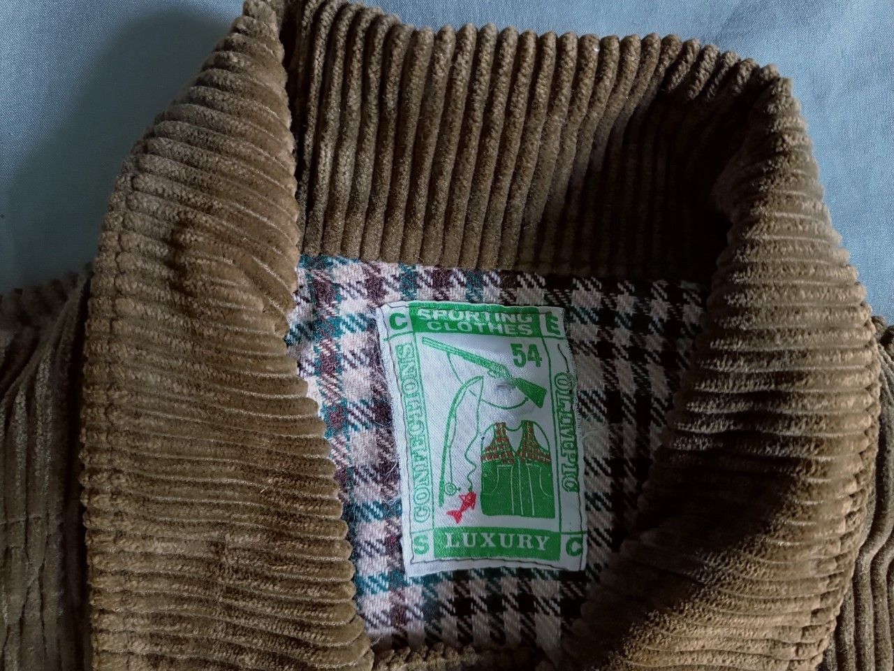 Hunter Vintage 50s France Corduroy Heavy Jacket. Size US XL / EU 56 / 4 - 3 Thumbnail