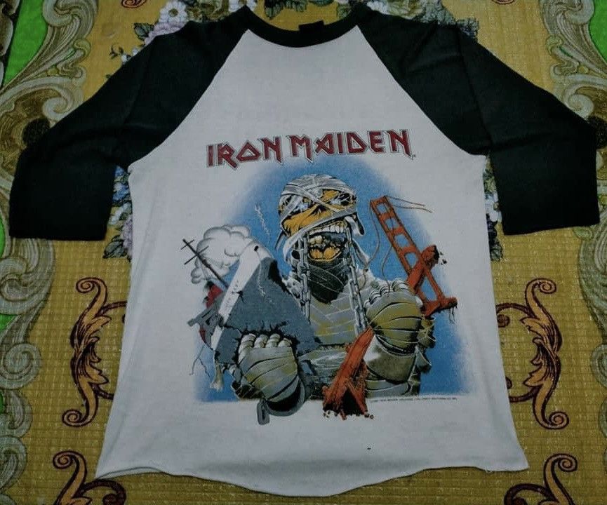 Iron Maiden Iron Maiden Invasion 1986 Size US M / EU 48-50 / 2 - 1 Thumbnail