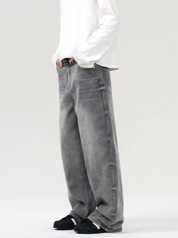 Vintage Men's retro trendy washed tie-dyed distressed jeans Size US 32 / EU 48 - 3 Thumbnail