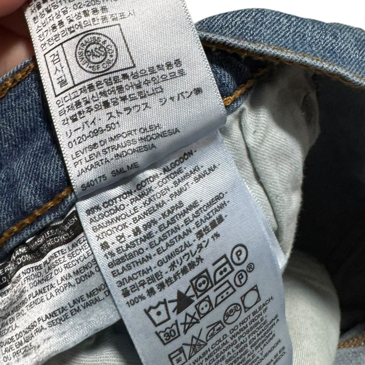 Levi's Levi’s 505 5 Pocket Straight Leg Jeans Men’s 36x30 Size US 36 / EU 52 - 8 Thumbnail