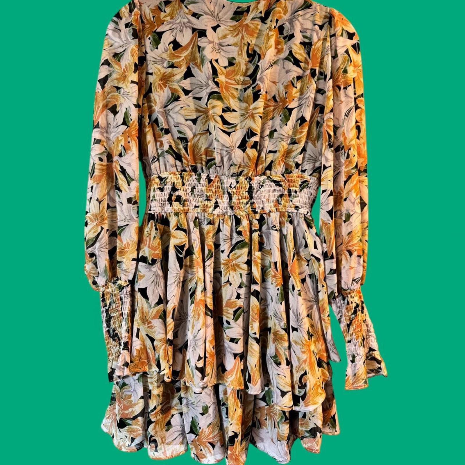 Other Style State Floral Mini Dress – Size 10 (EUC) Size M / US 6-8 / IT 42-44 - 2 Thumbnail