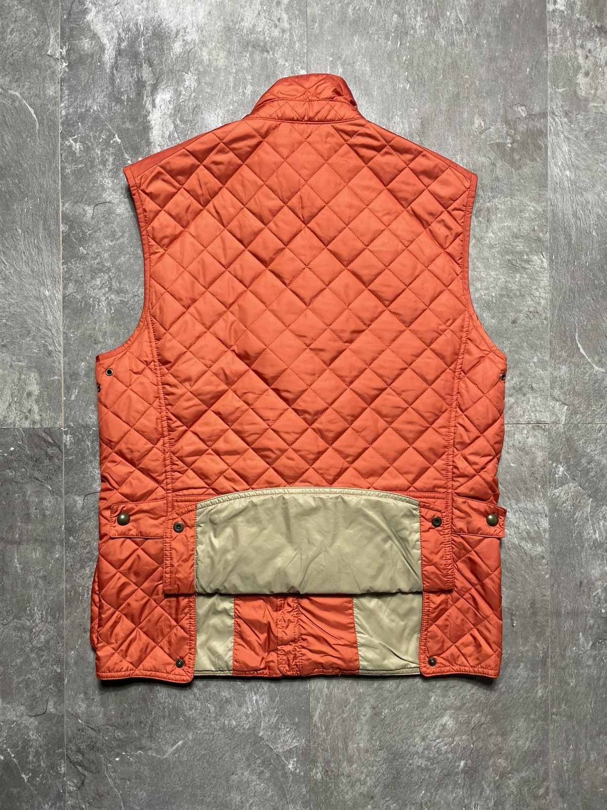 Polo Ralph Lauren Vintage Polo Ralph Lauren Nylon Orange Quilted Vest Gilet Size US S / EU 44-46 / 1 - 11 Thumbnail