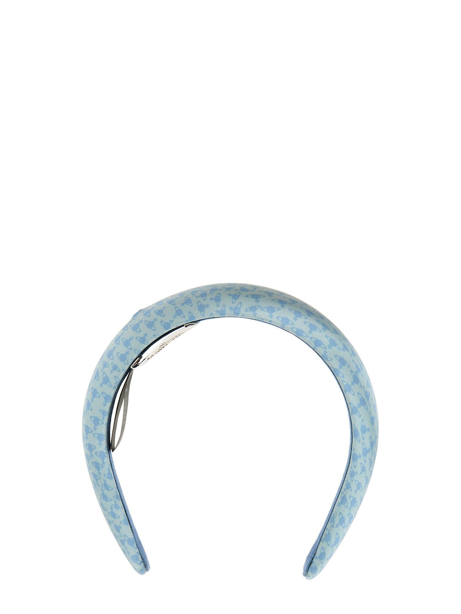 Vivienne Westwood o1s22i1n0924 Size: OS / Hilma Head Band in Light Blue Size ONE SIZE - 1 Thumbnail