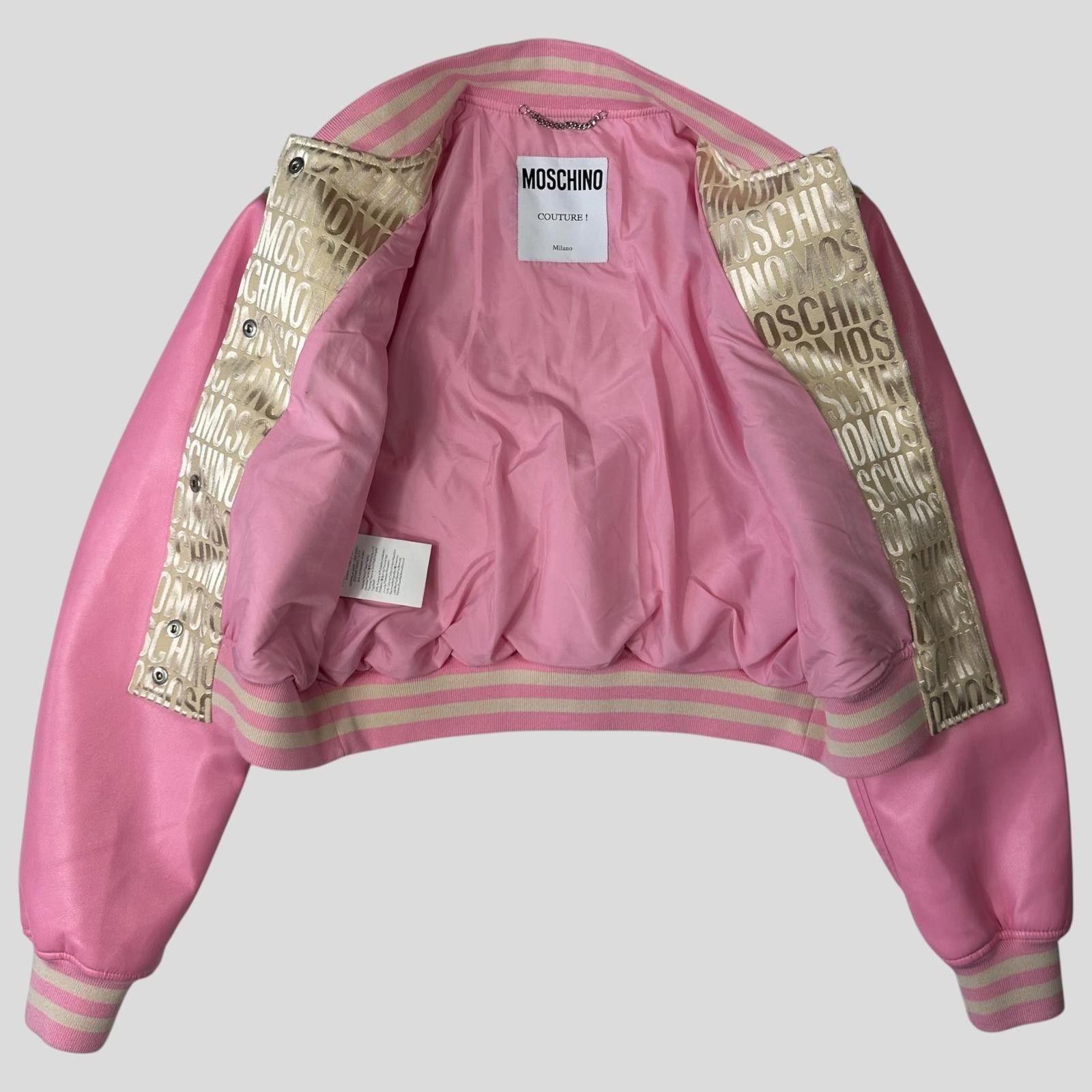 Moschino Moschino Couture 2023 Monogram Bomber Jacket + Cargo Set - 8 Size S / US 4 / IT 40 - 7 Thumbnail