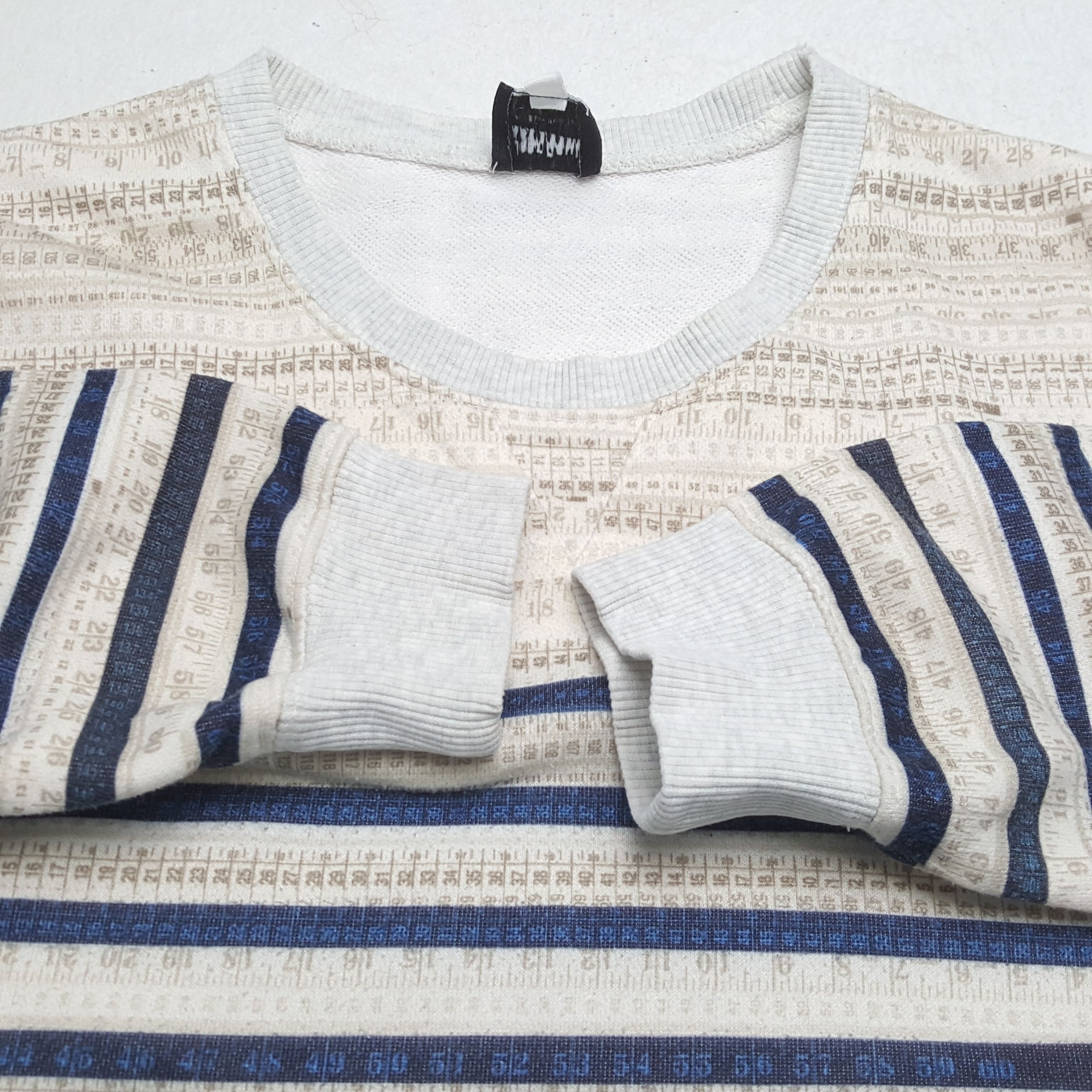 Jean Paul Gaultier × Vintage JEAN PAUL GAULTIER Stripes Design Fashion Style Sweatshirt Size US S / EU 44-46 / 1 - 8 Thumbnail