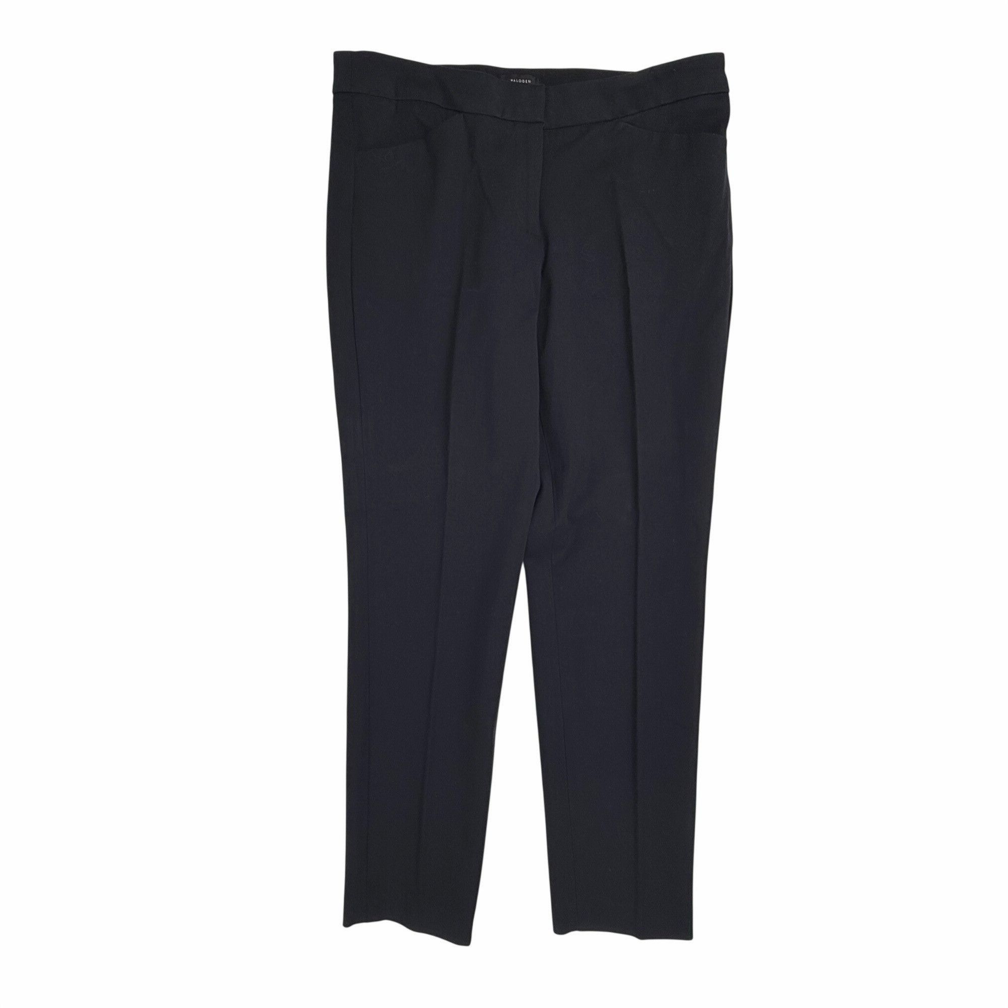 Other Halogen Women's Black Flat-Front Ankle Stretch Slacks Dress Size 30" / US 8 / IT 44 - 1 Thumbnail