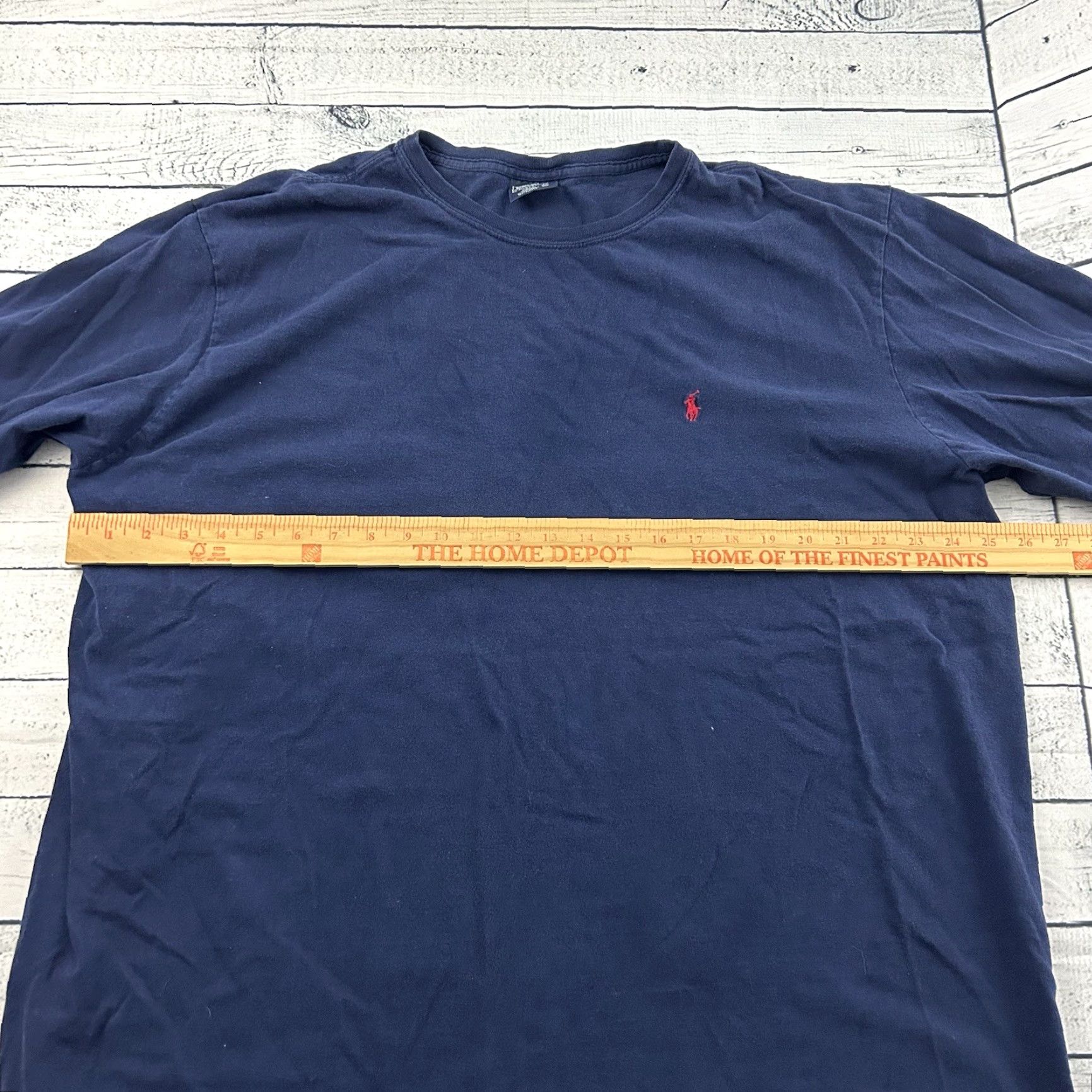 Ralph Lauren Y2K Polo Ralph Lauren Long Sleeve T Shirt Men's XXL Solid Blue Size US XXL / EU 58 / 5 - 5 Thumbnail
