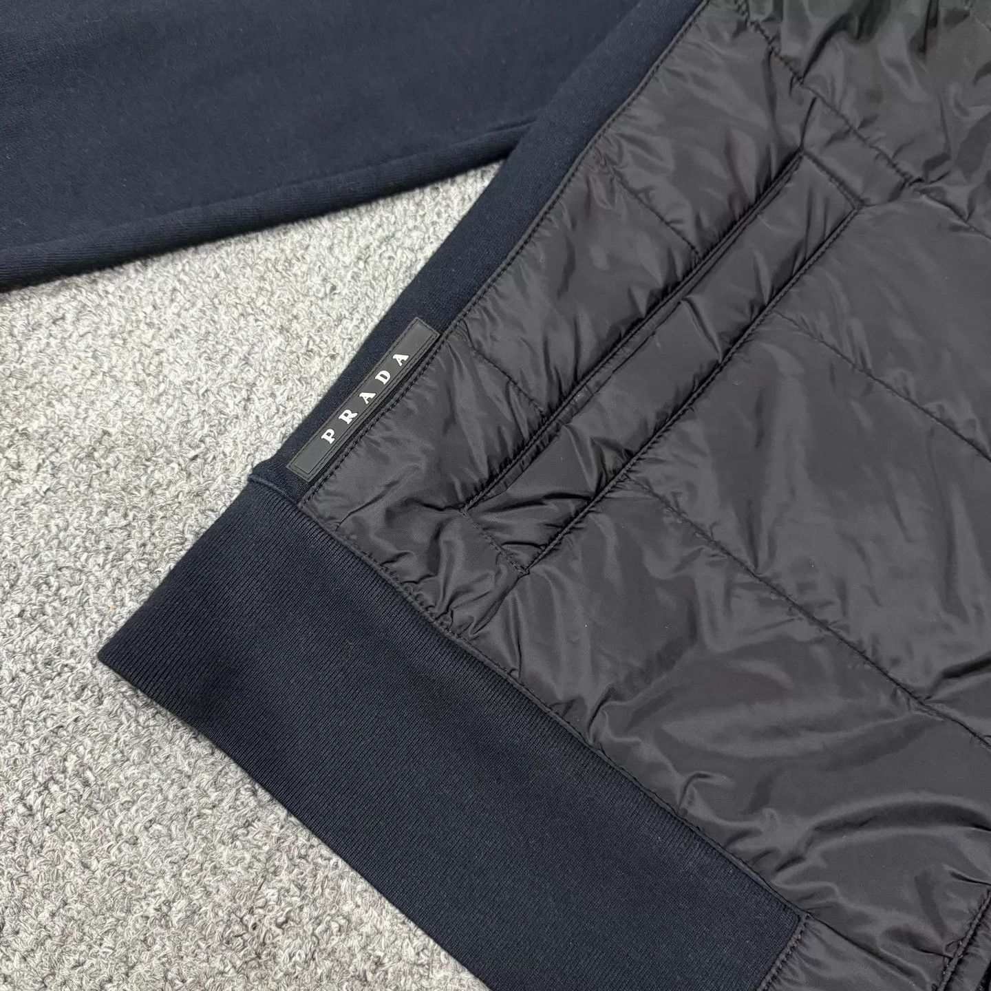 Prada Prada Black Nylon Color Block Jacket XL 95New Size US XL / EU 56 / 4 - 3 Thumbnail