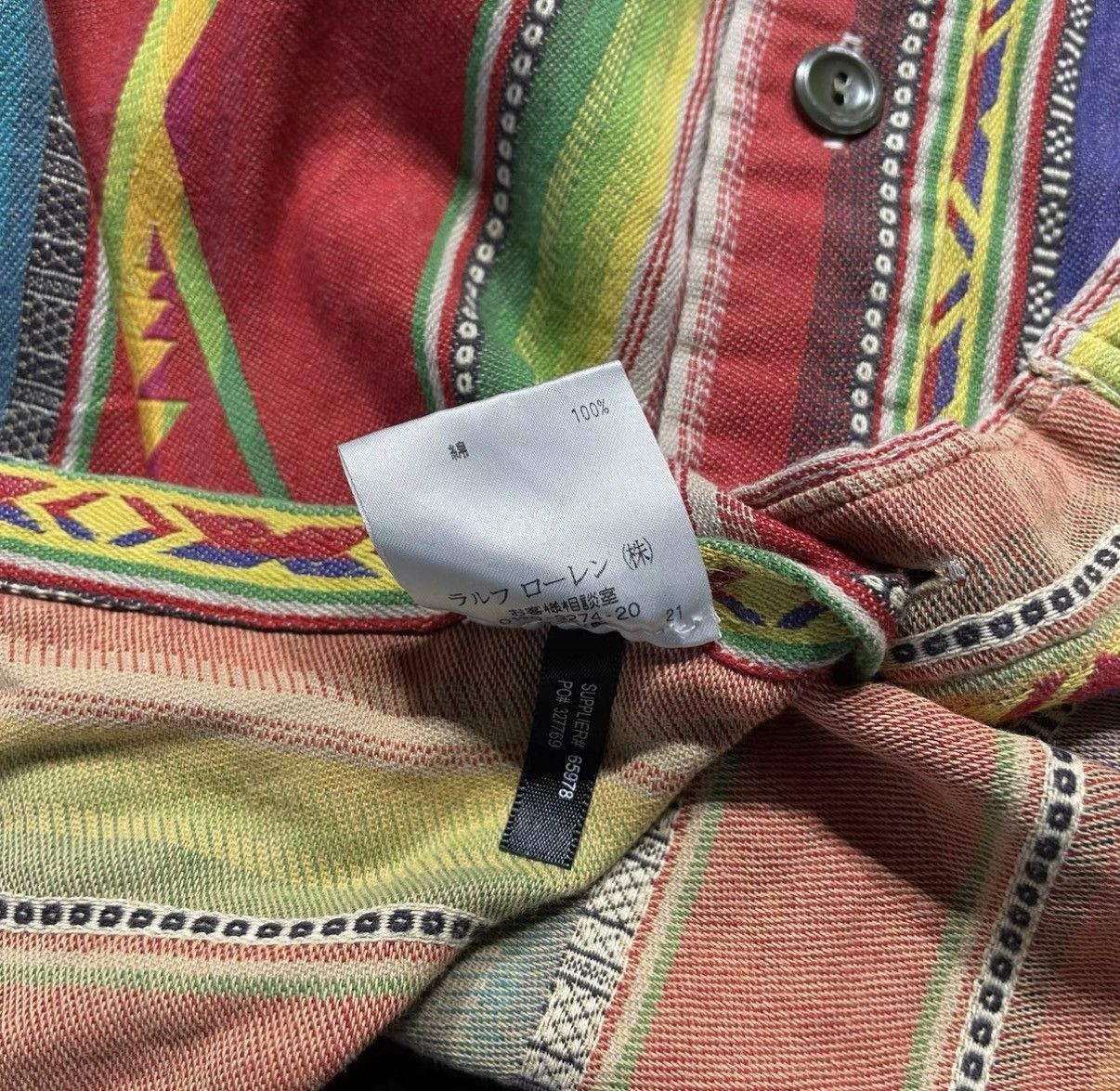 Polo Ralph Lauren Ralph Lauren Polo Southwestern Shirt K22 Size US XS / EU 42 / 0 - 6 Thumbnail