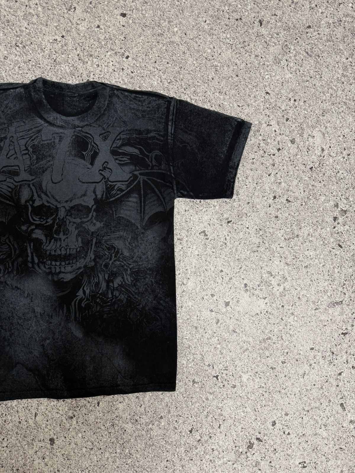 Band Tees × Vintage Vintage 2010 Avenged Sevenfold Nightmare All Over Print Tee Size US L / EU 52-54 / 3 - 8 Thumbnail