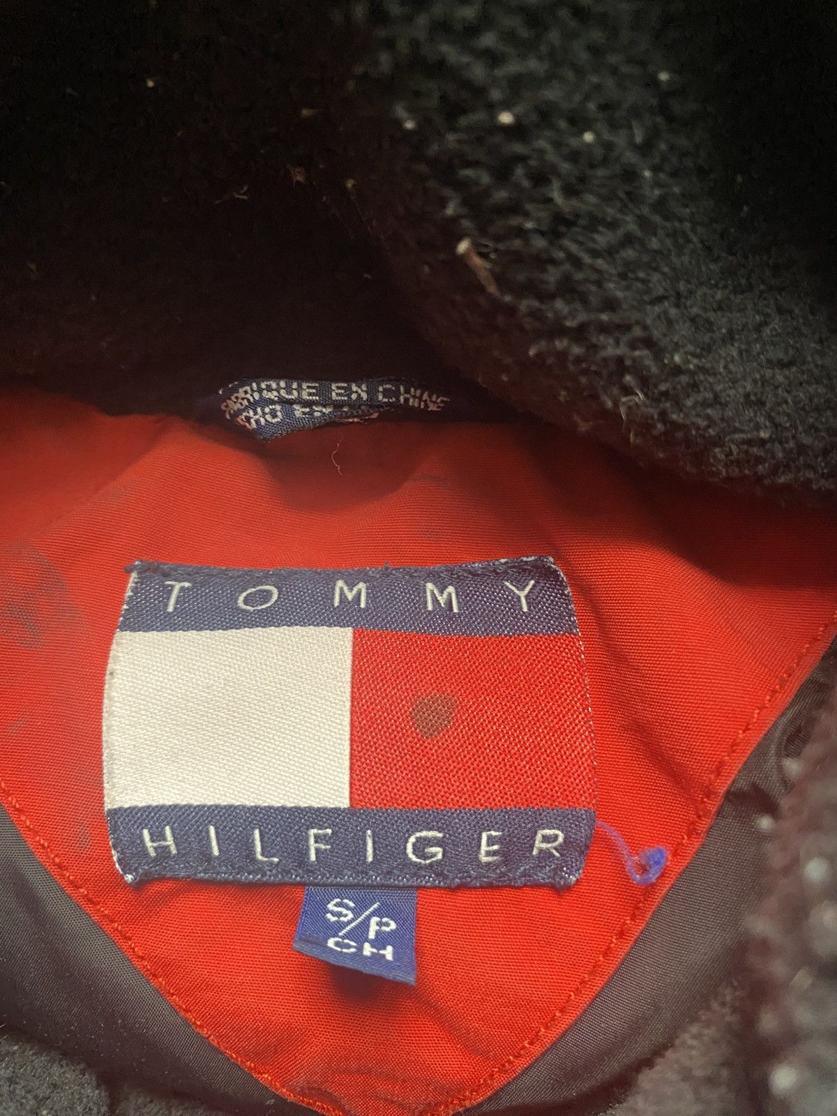 Vintage Vintage 90s Tommy Hilfiger Red Parka Jacket Size US S / EU 44-46 / 1 - 8 Thumbnail