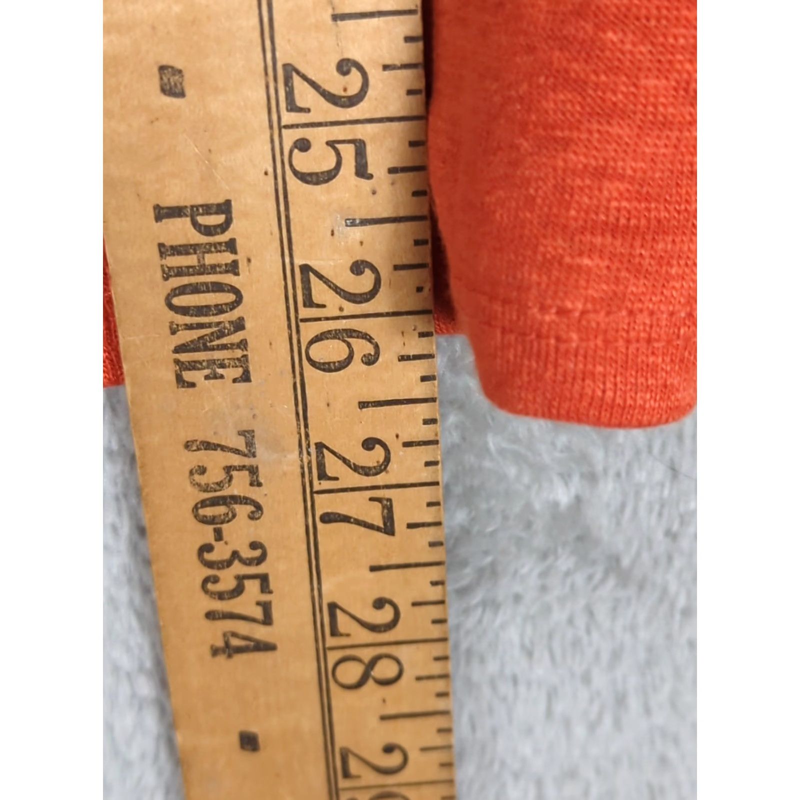Vintage Sigrid Olsen T-Shirt Orange 100% Linen V-Neck Short Sleeve Plus 2X Womens Top, All Seasons, Casual, Travel, Relaxed Fit Size XXL / US 16-18 / IT 52-54 - 6 Thumbnail