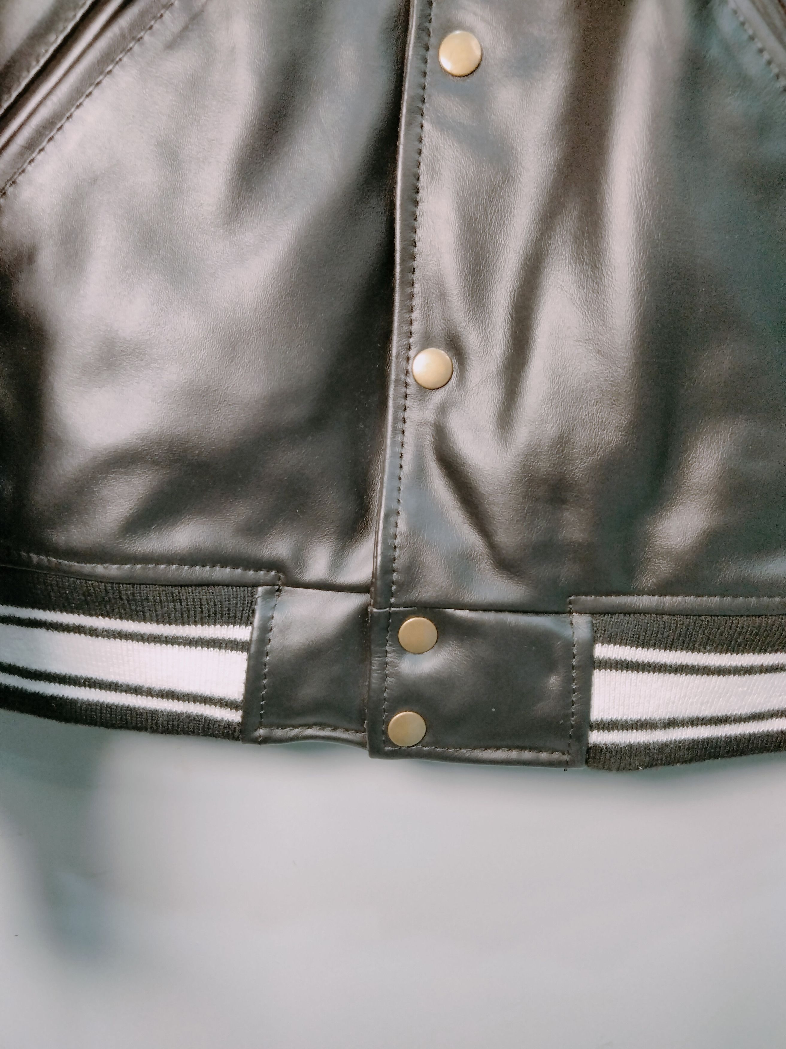 Vintage Wleti Zeus Black Vegan Leather Jacket Size US M / EU 48-50 / 2 - 7 Thumbnail