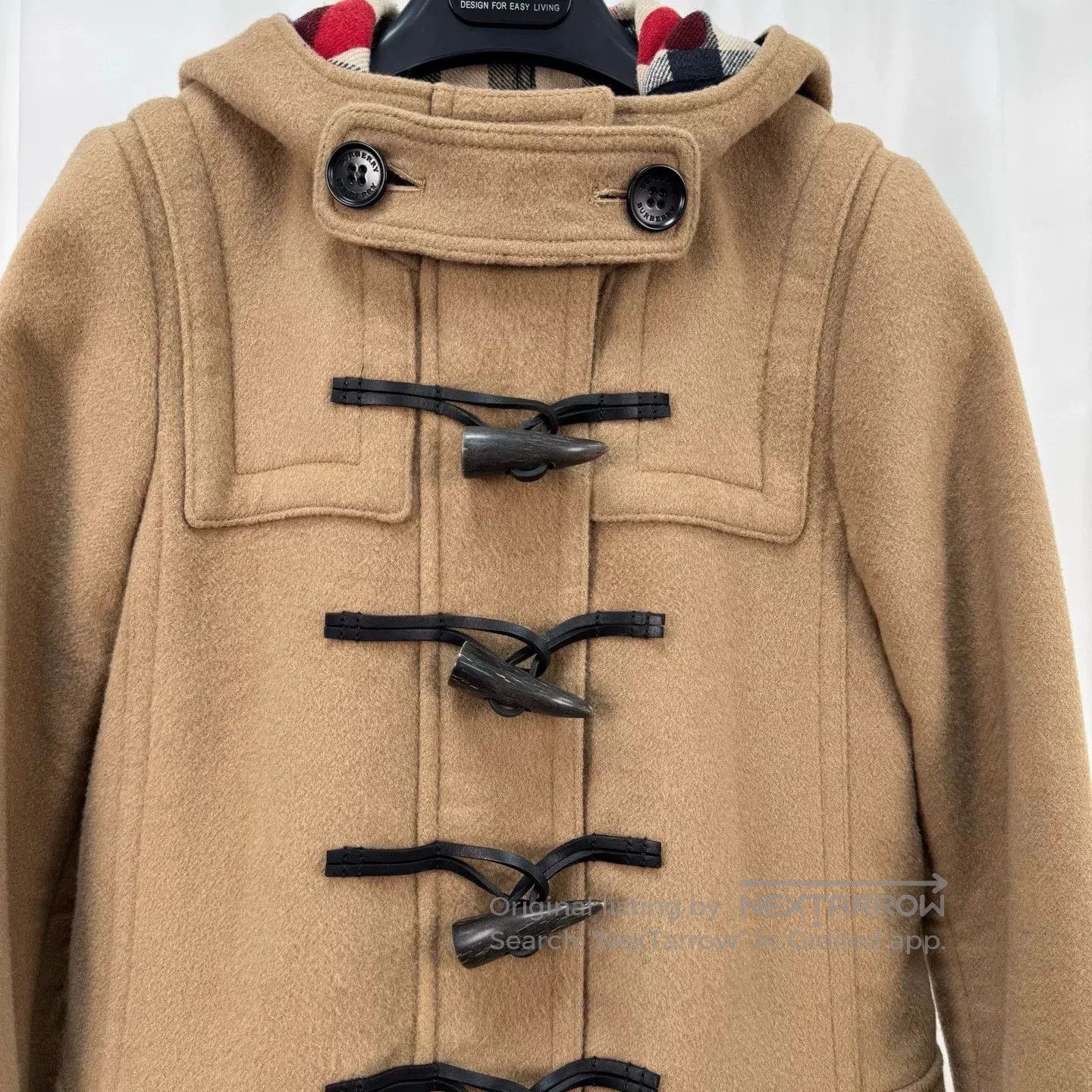 Burberry Burberry Khaki Horn Button Wool Coat. Size M / US 6-8 / IT 42-44 - 3 Thumbnail