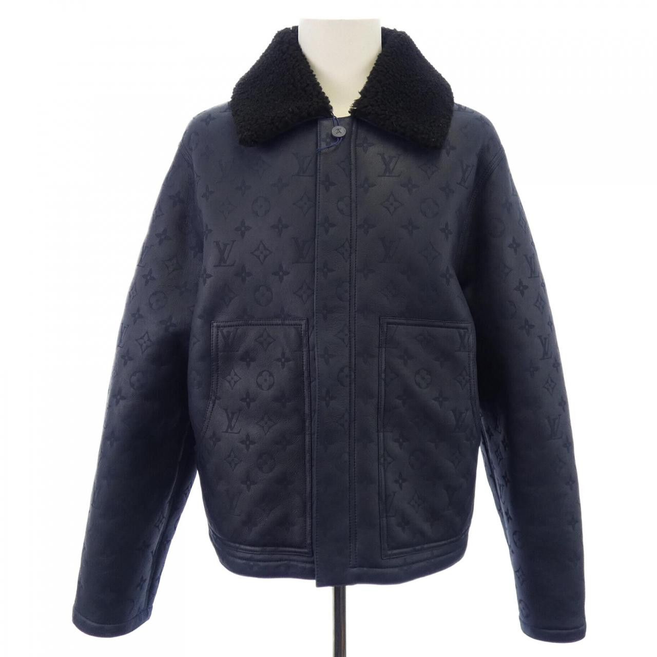 Louis Vuitton Louis Vuitton Louis Vuitton LVSE Monogram Shearling Jacket Fur Outerwear HML42EYGL DUTY FREE for USA Size ONE SIZE - 1 Thumbnail