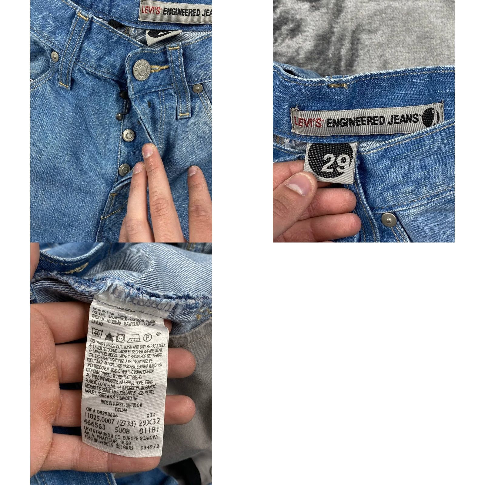 Levi's VINTAGE Levi’s Engineered Jeans Men Size 29x32 Blue Size US 29 - 9 Thumbnail