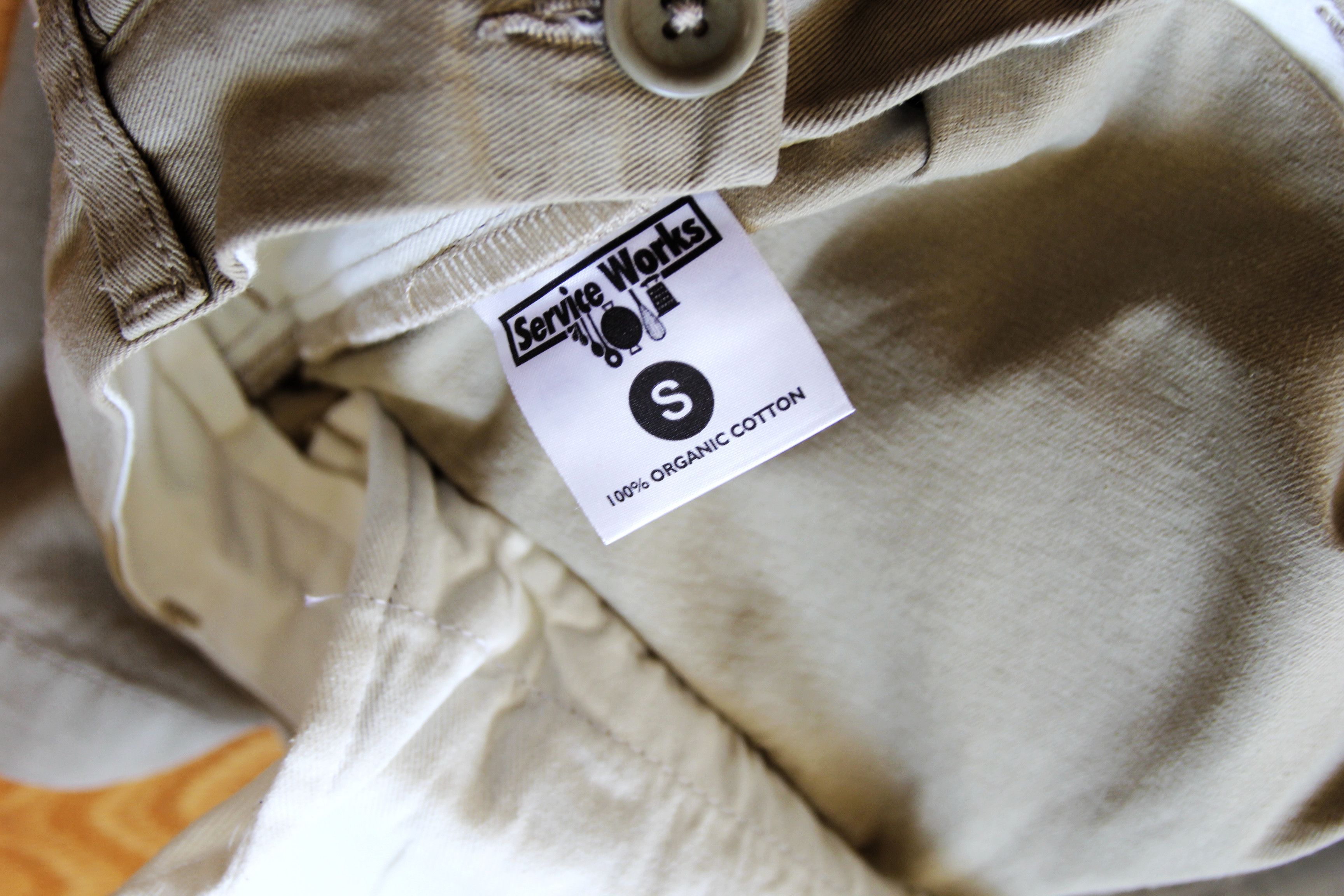 Service Works BNWT SS25 SERVICE WORKS PLEATED CHINO SHORTS BEIGE S Size US 30 / EU 46 - 10 Thumbnail