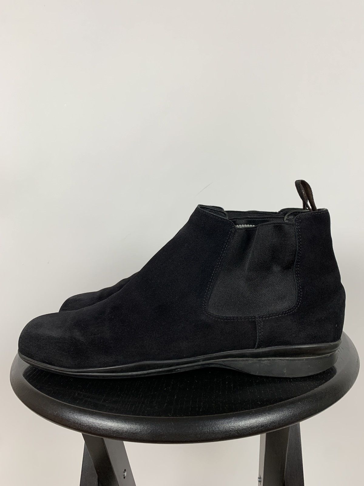 Prada Vintage Prada Black Leather Boots Size US 7 / EU 40 - 1 Thumbnail