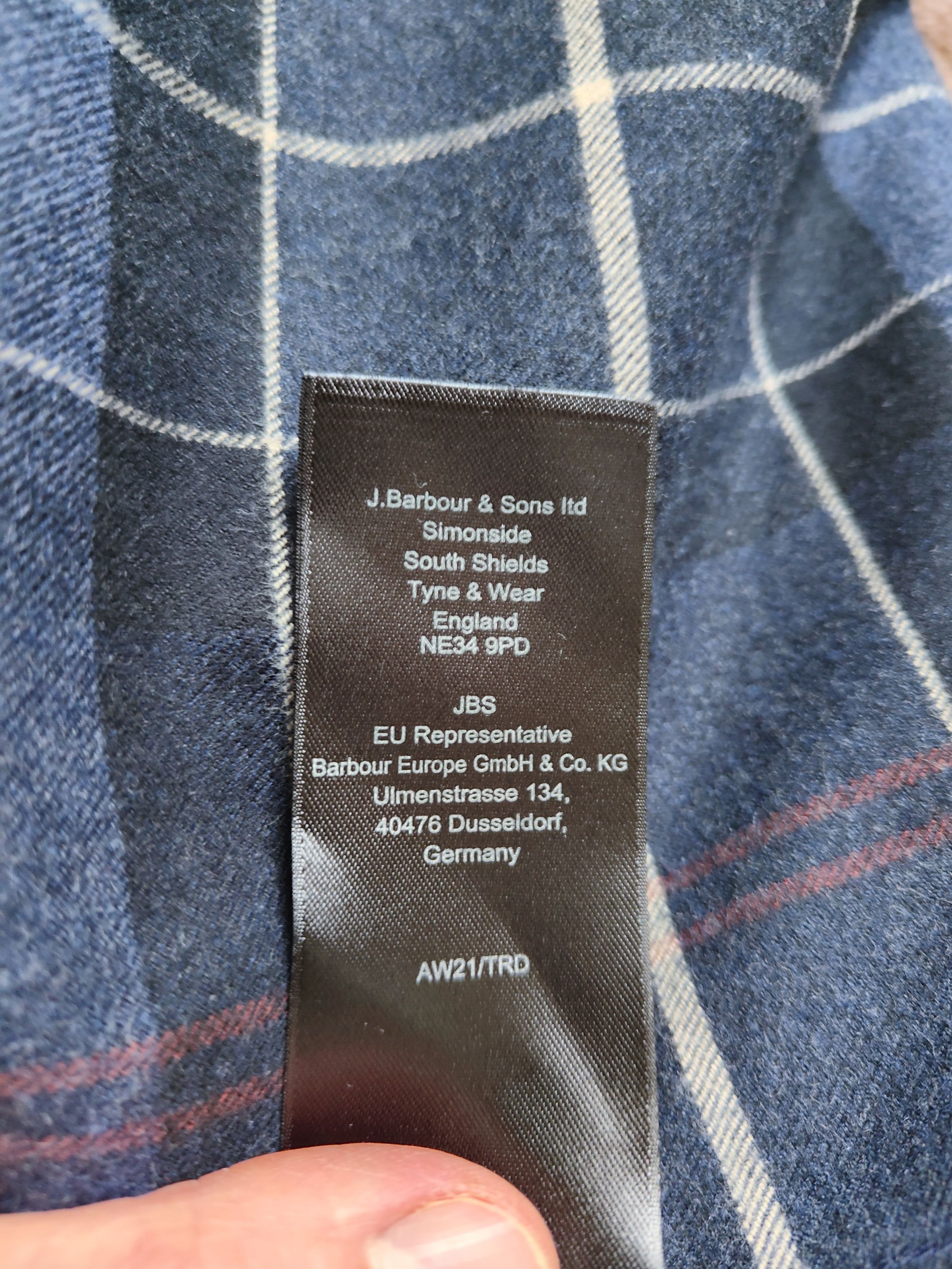 Barbour Barbour Shirt XL Men's shirt Barbour Long Sleeve Size US XL / EU 56 / 4 - 8 Thumbnail