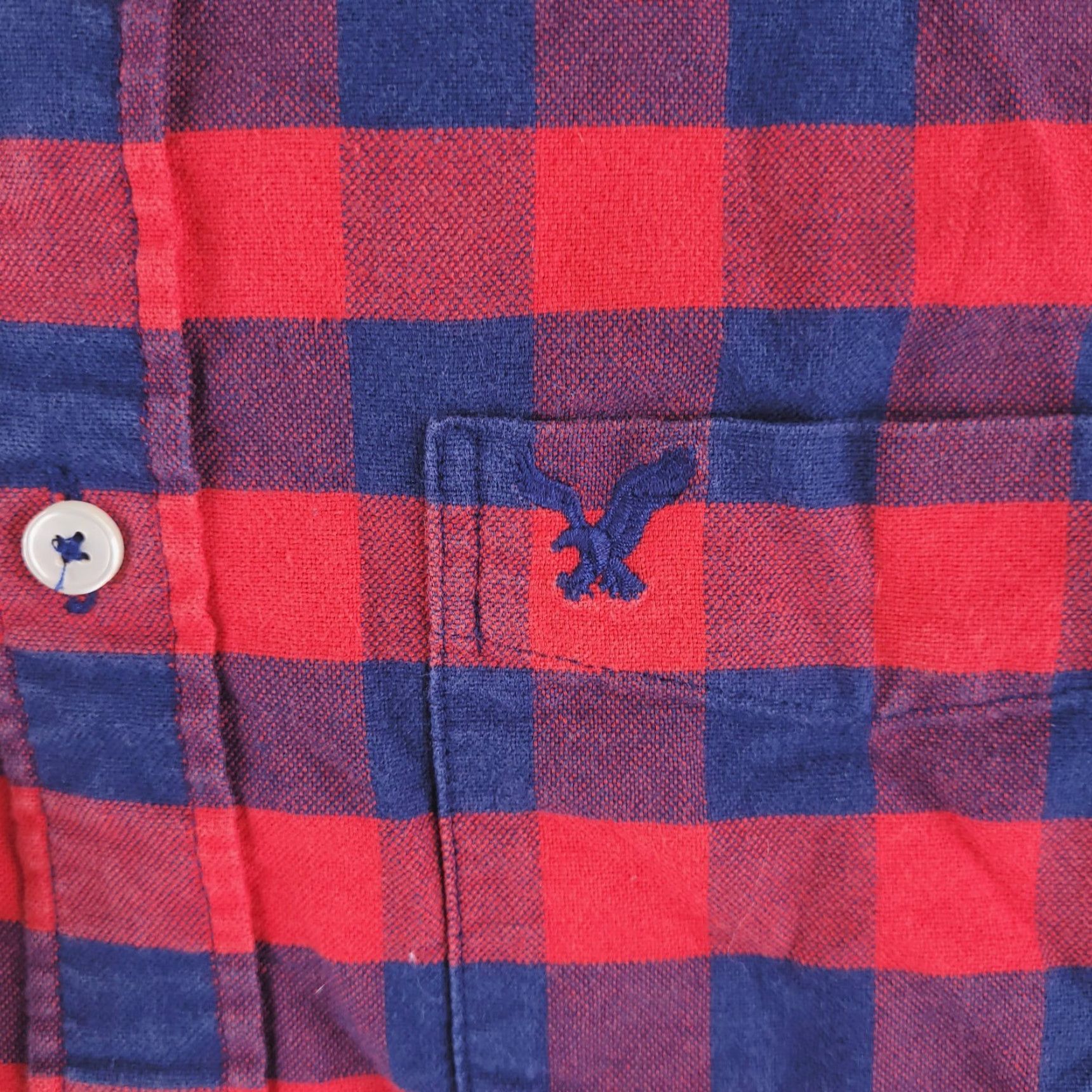 American Eagle Outfitters **American Eagle Mens Flannel Red Multicolor Button-Up Long Sleeve** User: American Eagle Mens Flannel Red Multicolor Button-Up Long Sleeve Size US S / EU 44-46 / 1 - 2 Thumbnail