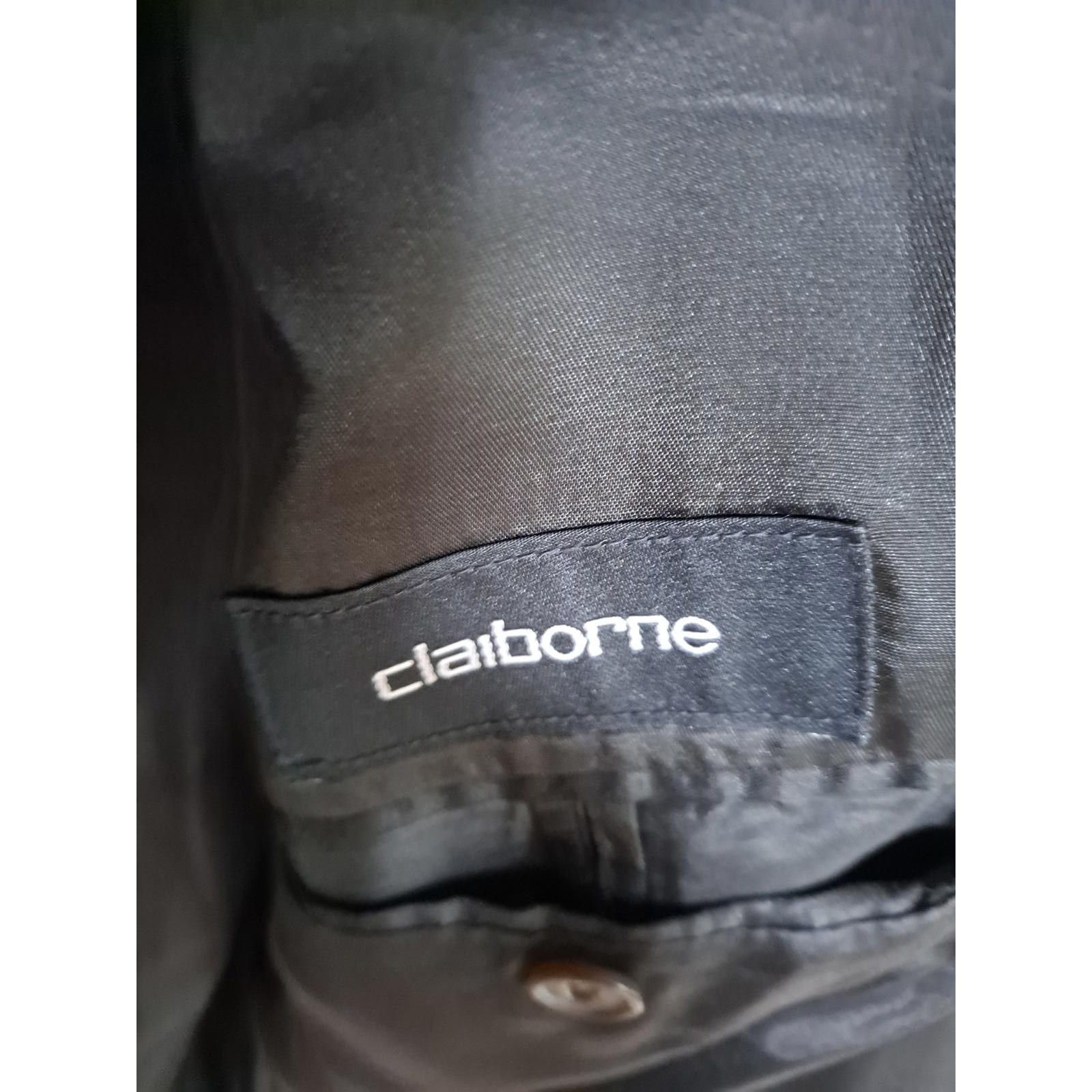Other Claiborne Made in Italy Black Suit Jacket Size 42R Size 42R - 5 Thumbnail