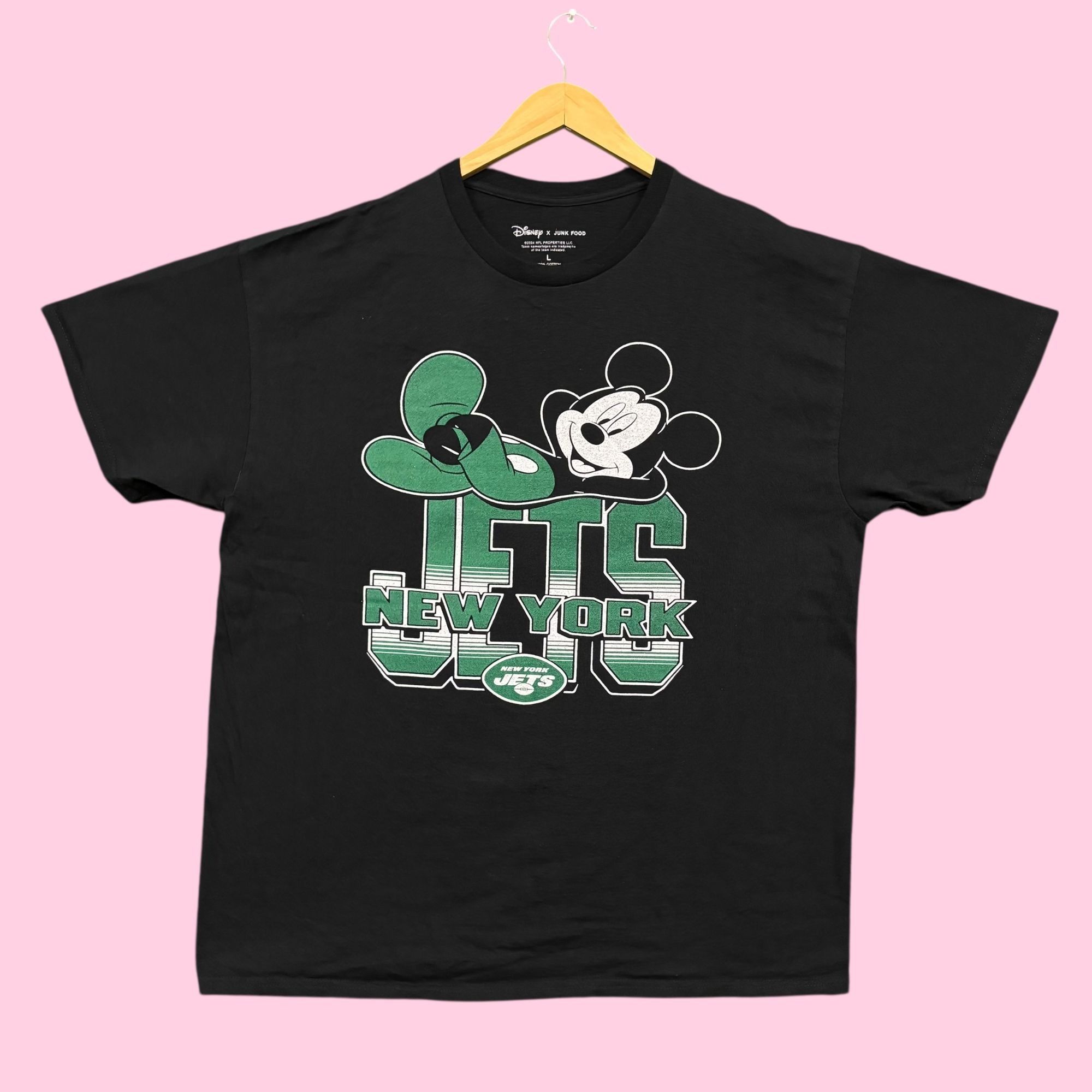 NFL Disney Mickey Mouse x NFL AFC East New York Jets Tee L Size US L / EU 52-54 / 3 - 1 Thumbnail