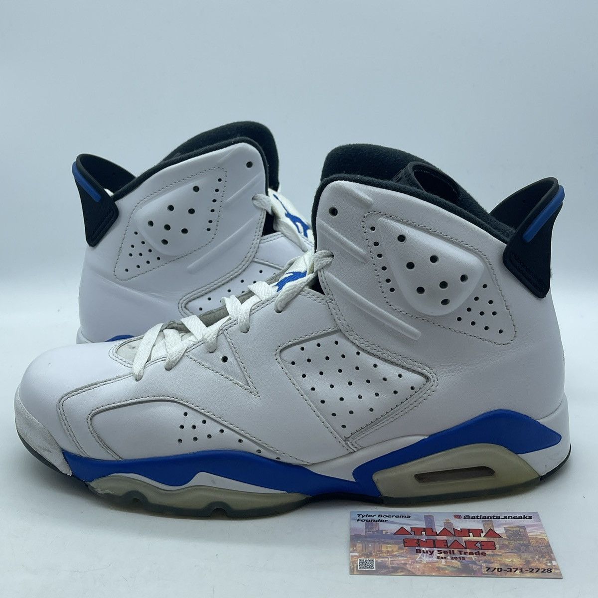 Jordan Brand Air Jordan 6 sport blue Size US 9.5 / EU 42-43 - 1 Thumbnail