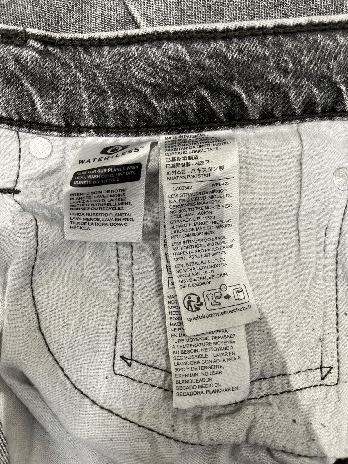 Levi's Levis Denim Jeans Black Size US 34 / EU 50 - 4 Thumbnail