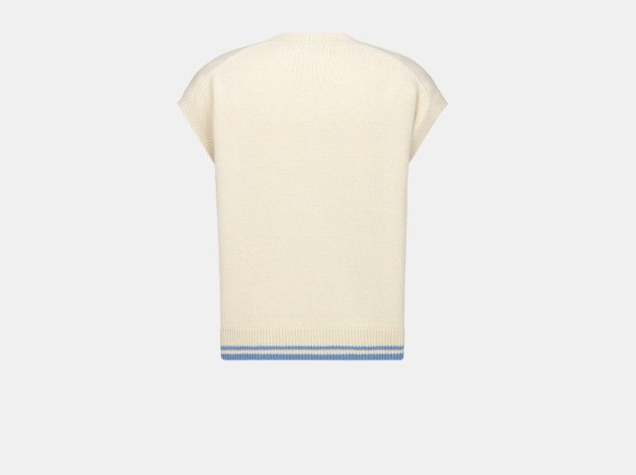 Dior o1w1db11025 443M647 Sweater Vest in White Size US L / EU 52-54 / 3 - 2 Thumbnail
