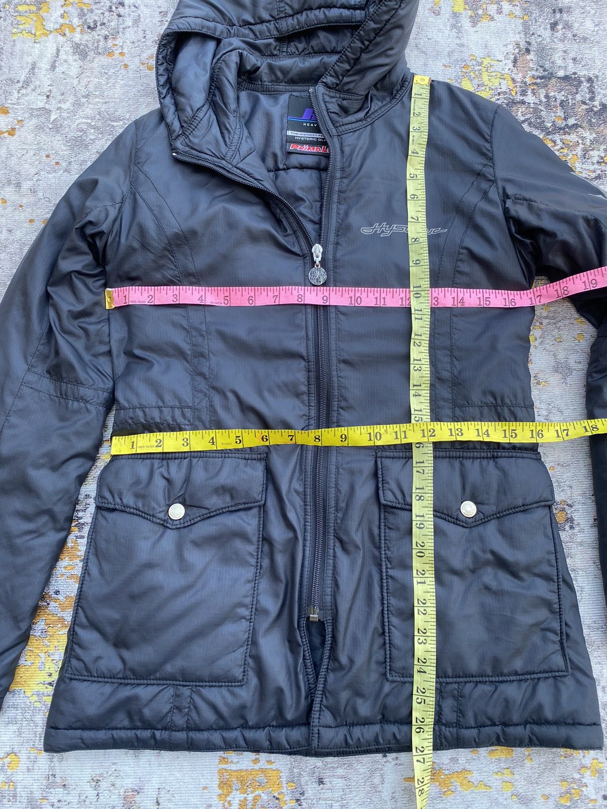 Hysteric Glamour Hysteric Glamour Spell Out Hooded Puffer Jacket Size S / US 4 / IT 40 - 11 Thumbnail