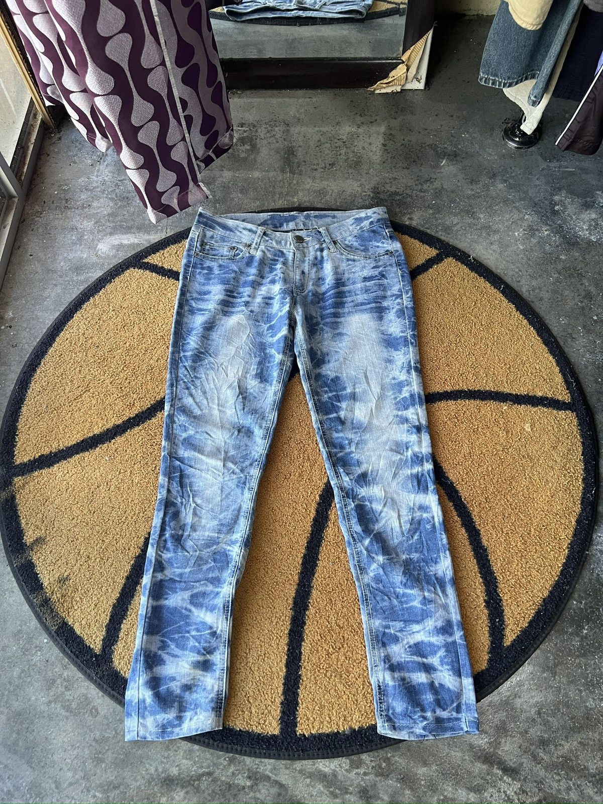 Japanese Brand 🔥Back & Forth Color Bleach Stretchable Denim Size 30" / US 8 / IT 44 - 1 Thumbnail