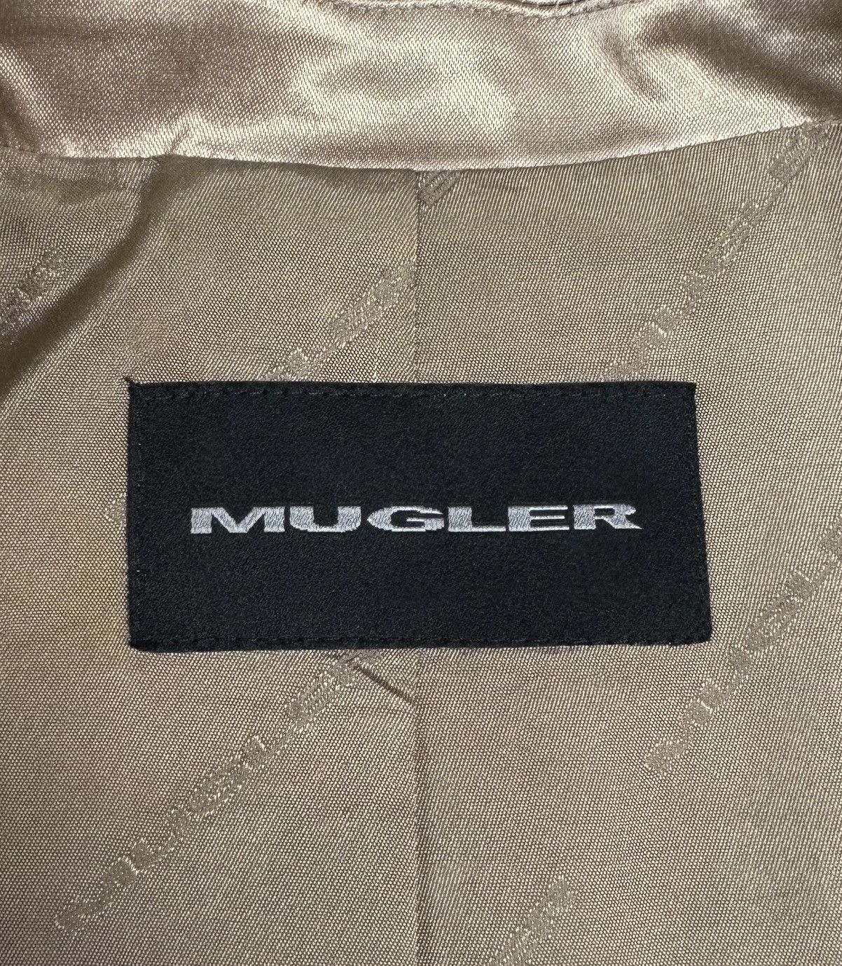 Mugler Vintage MUGLER Acetate Cotton Tailored Corseted Blazer Size M / US 6-8 / IT 42-44 - 9 Thumbnail