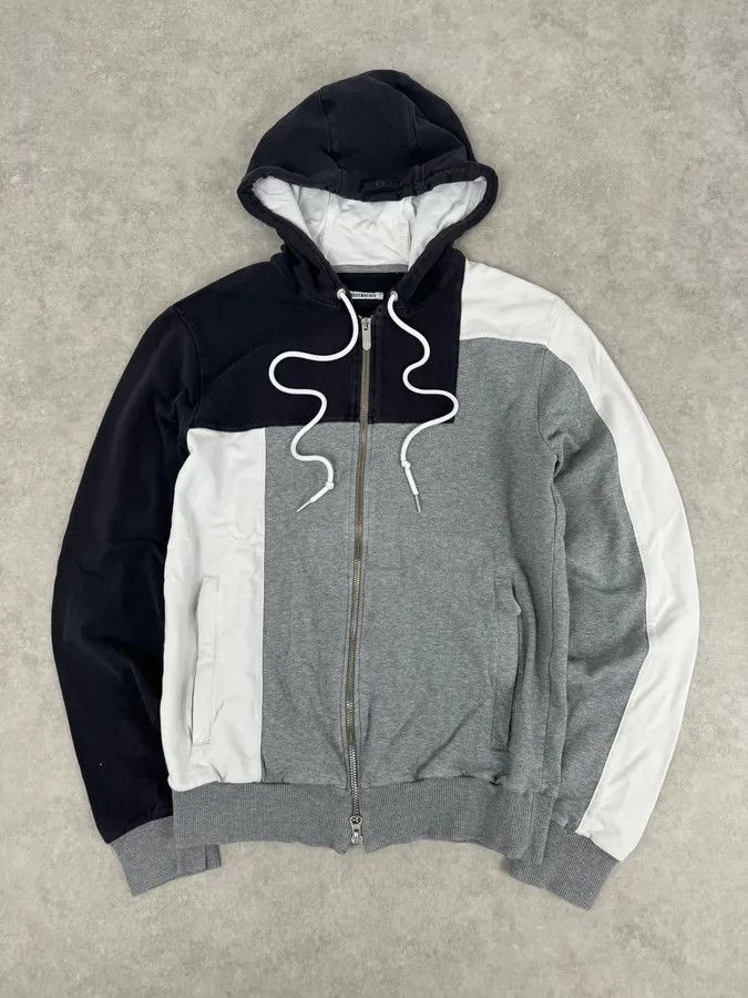 Dirk Bikkembergs SS2014 Bikkembergs Sport Grey Colorblock Zip-up Hoodie Size US S / EU 44-46 / 1 - 1 Thumbnail