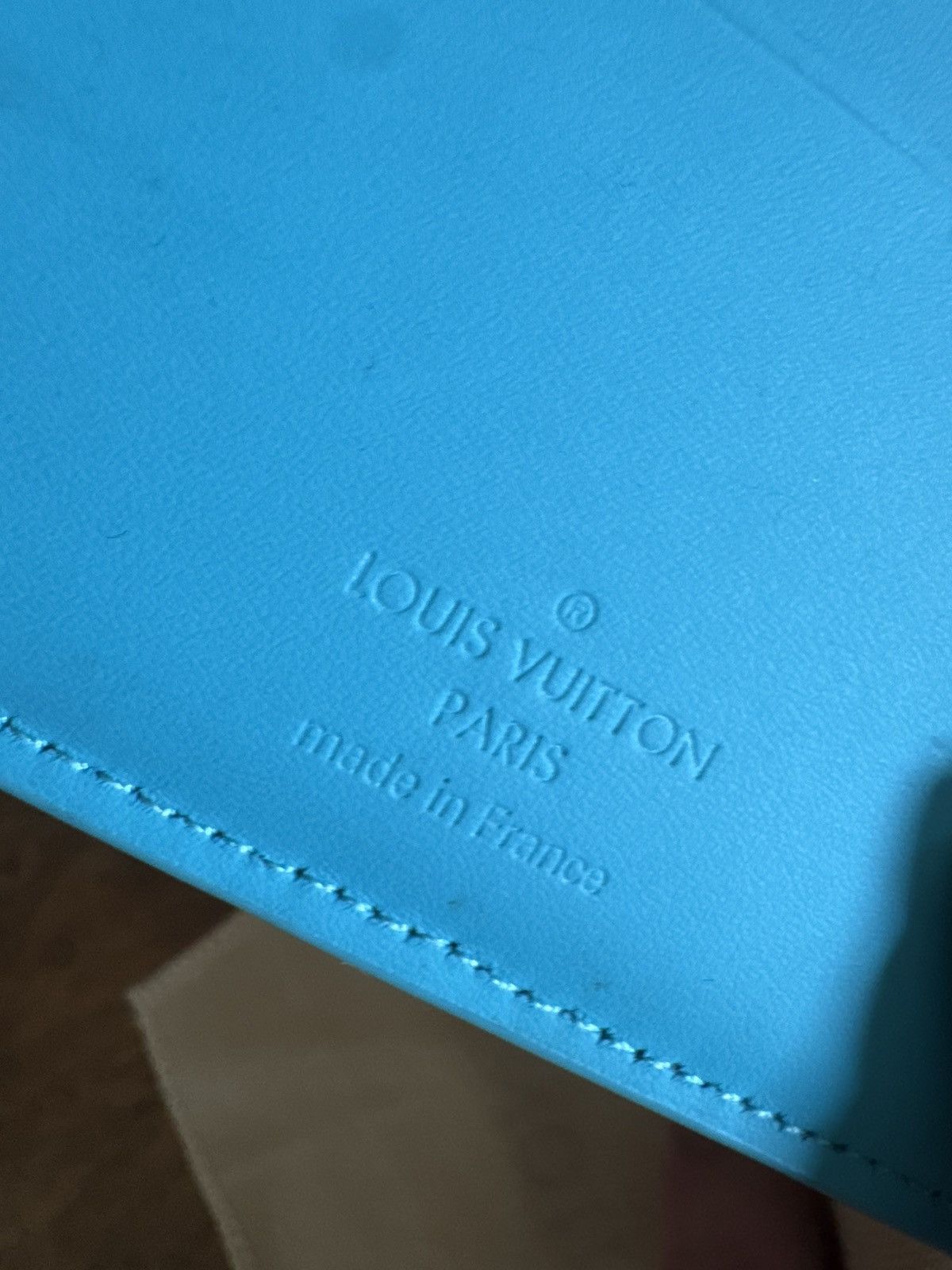 Louis Vuitton × Pharrell Louis Vuitton Pharrel Tiffany blue Wallet 100% leather Size ONE SIZE - 7 Thumbnail