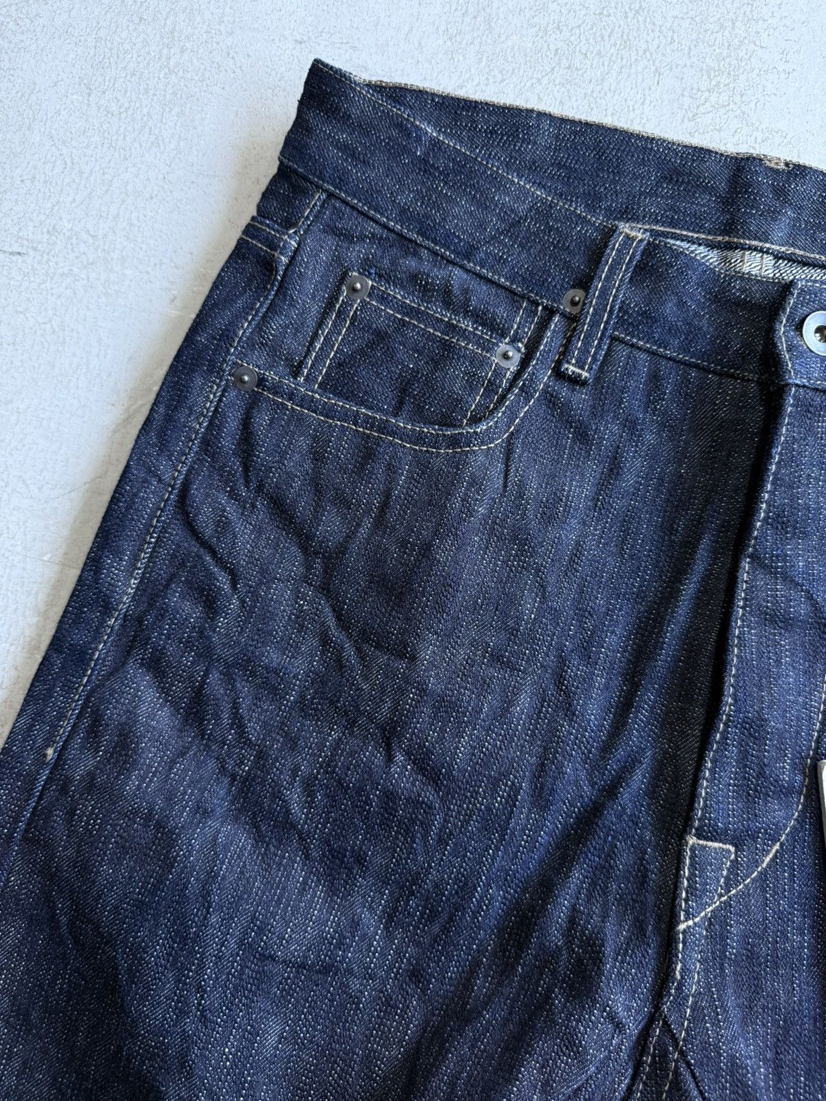 Rick Owens Drkshdw Rick Owens - Drkshdw Torrence Cut Selvedge Jeans Size US 30 / EU 46 - 5 Thumbnail