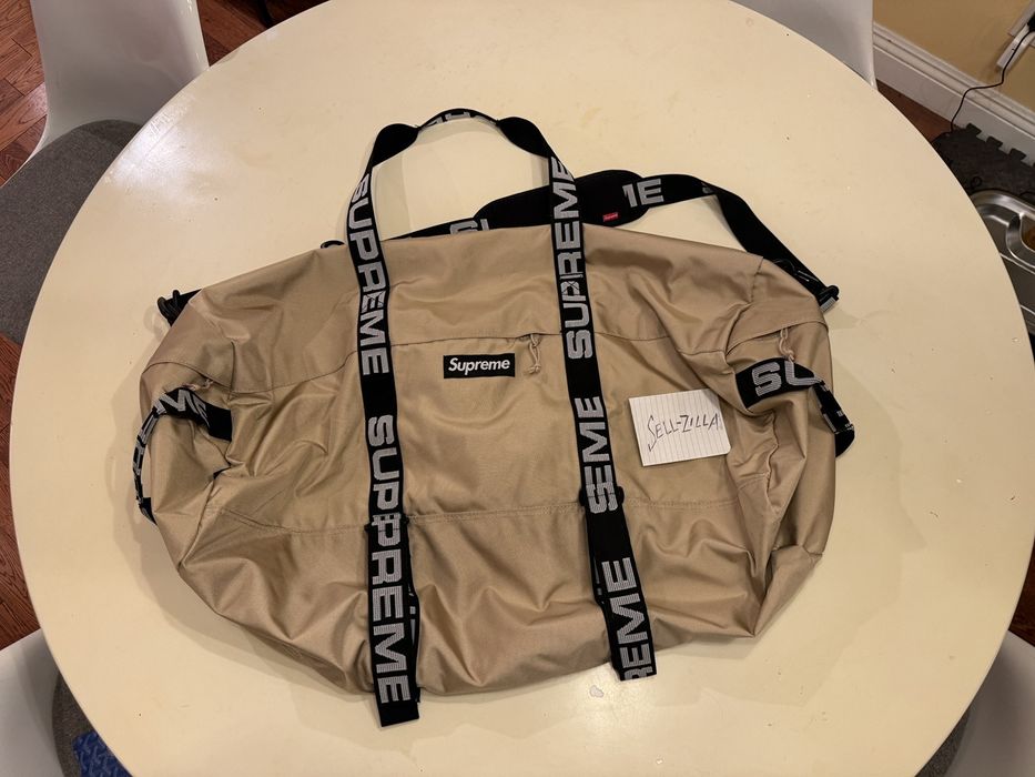 Supreme Supreme Large Duffle Bag - Tan SS18 | Grailed