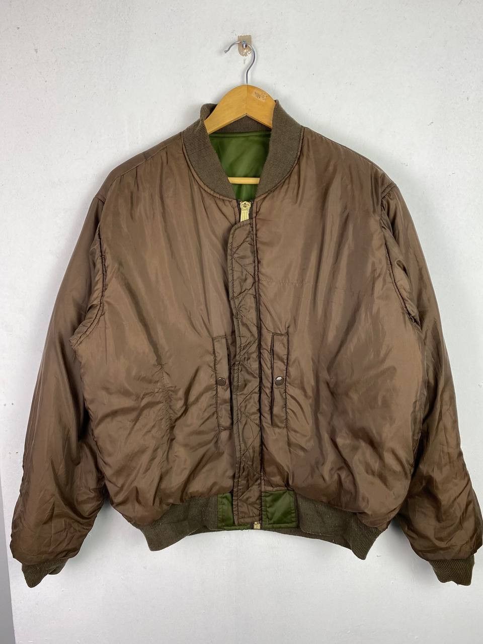 Vintage vintage ma-1 USAF reversible bomber jacket Size US L / EU 52-54 / 3 - 9 Thumbnail