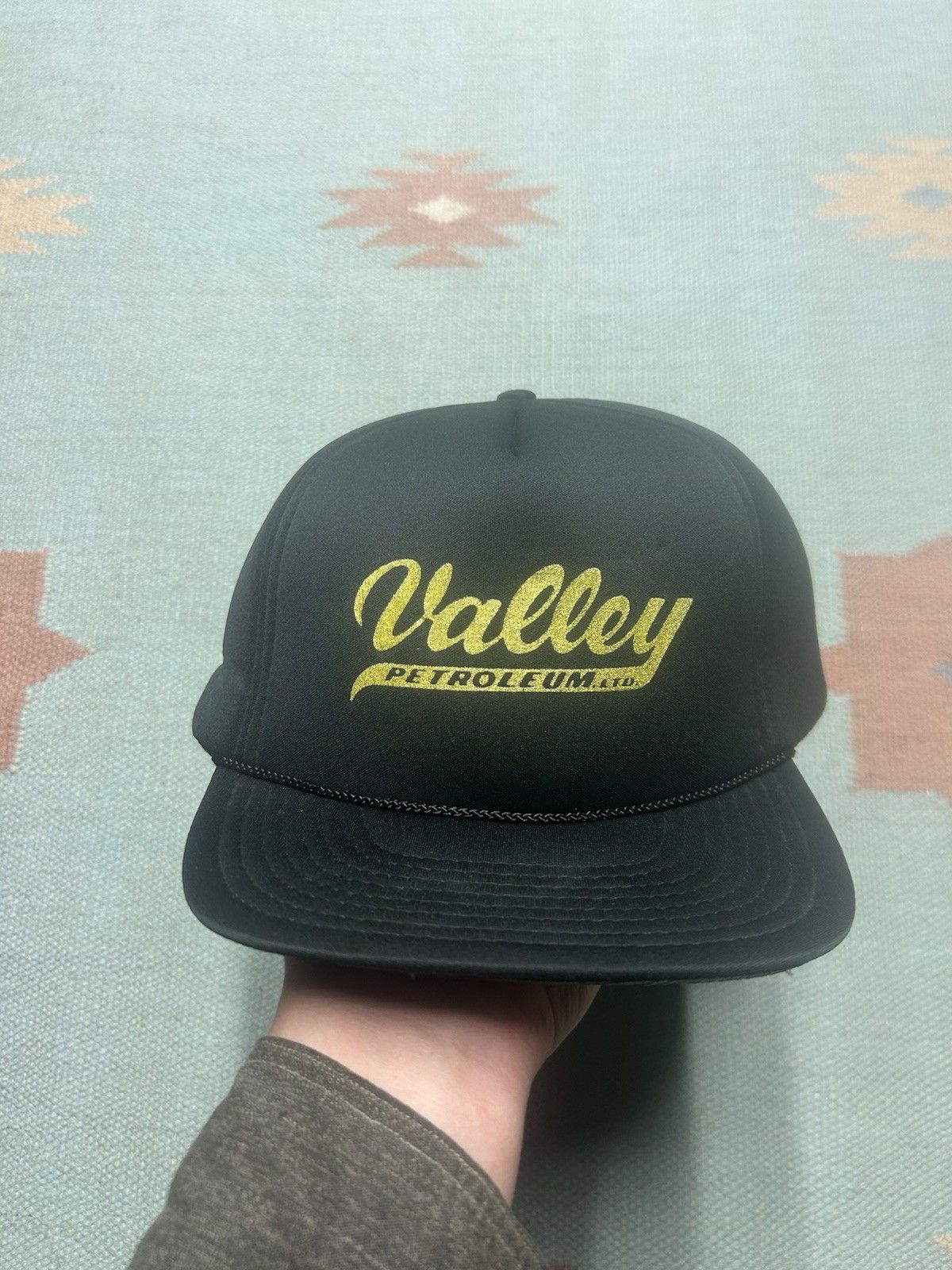 Vintage Vintage SnapBack hat valley petroleum oil Michigan spell out Size ONE SIZE - 2 Thumbnail