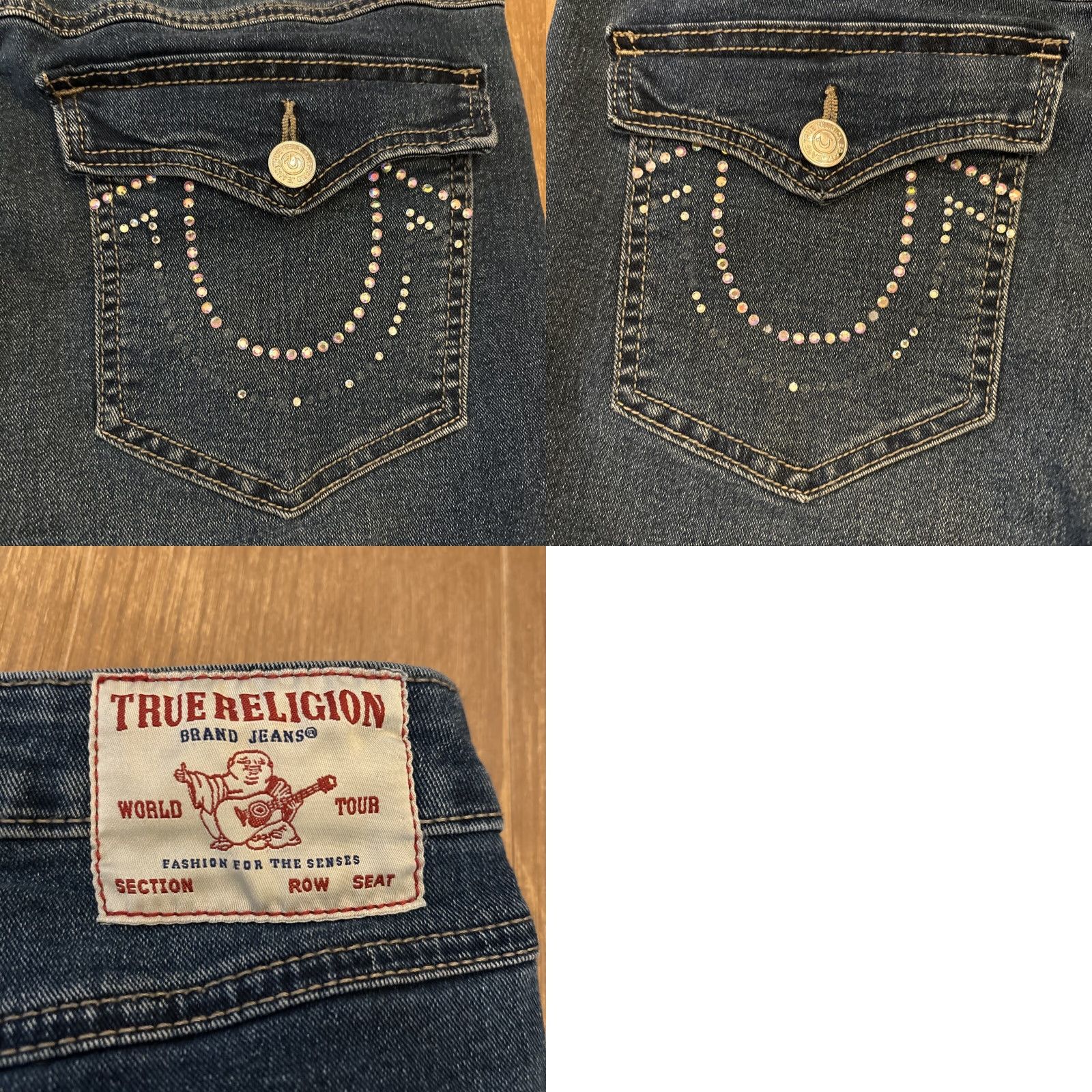 True Religion True Religion Becca Bootcut Jeans Mid Rise Medium Wash Womens 31 Western Cowgirl Jeans Womens 31 Medium Wash True Religion Bag Not applicable Size 24" / US 00 / IT 34 - 8 Thumbnail