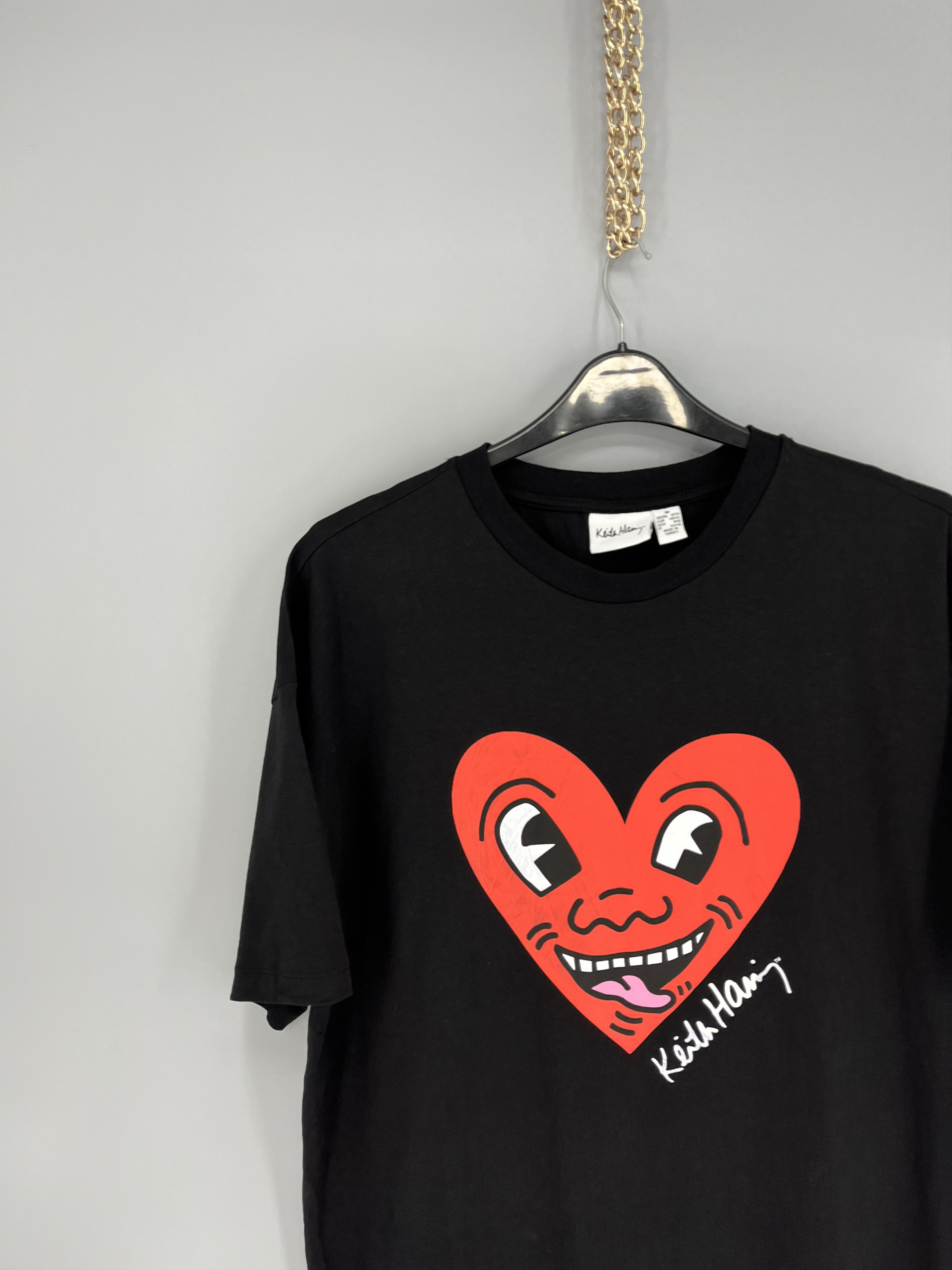 Keith Haring Vintage Y2K KEITH HARING Art Japanese T-shirt Size US L / EU 52-54 / 3 - 4 Thumbnail