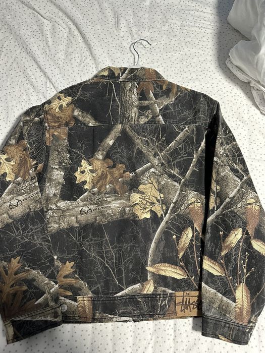 stussy realtree edge zip work jacket