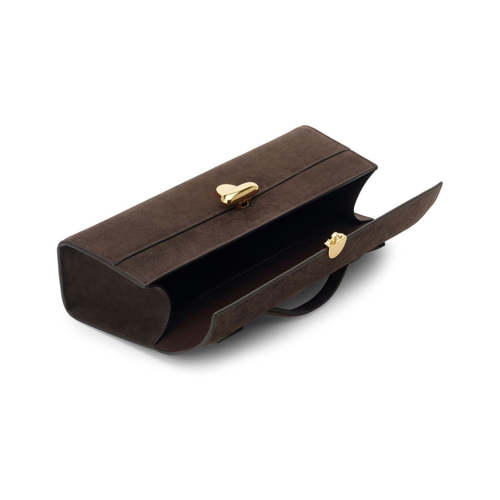 Savette SAVETTE Symmetry Slim Coffee Suede Clutch Bag New & Authenti Size ONE SIZE - 2 Thumbnail